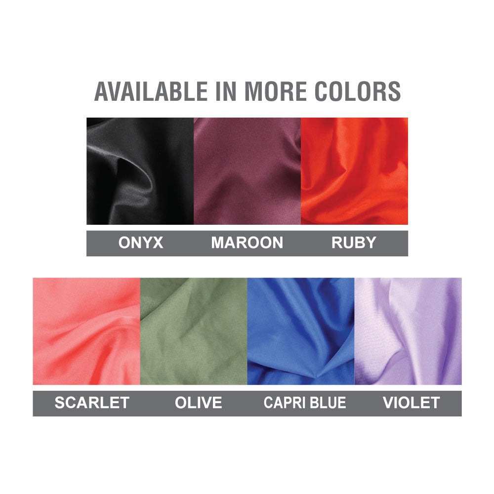 JUMBO LUXURY SILKY SATIN COATED SHOWER & CONDITIONING - SOLID [ASSORT-6 PIECES SET]