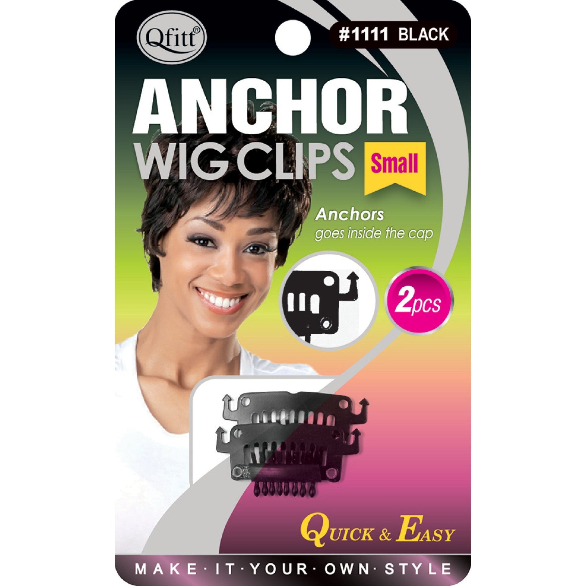 BLISTER ANCHOR WIG CLIP - 1111