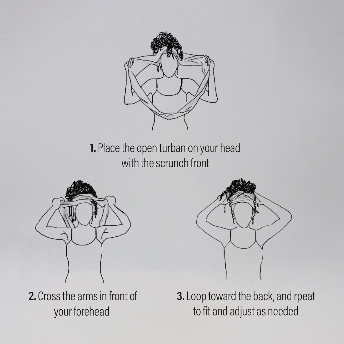 EASY OPEN TURBAN-PATTERN [ASSORT-6 PIECES SET]