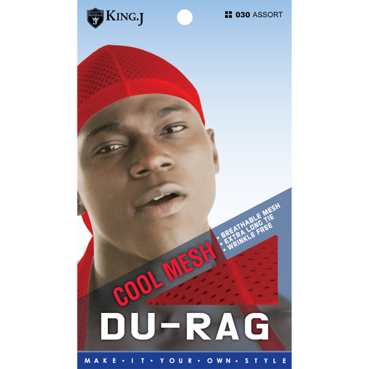 EXTRA-LONG TIE COOL MESH DU-RAG [ASSORT-12 PIECES SET]