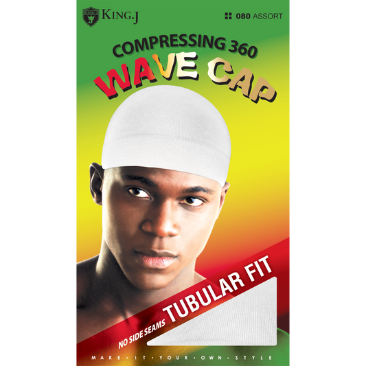 COMPRESSING 360 WAVE CAP [ASSORT-12 PIECES SET]