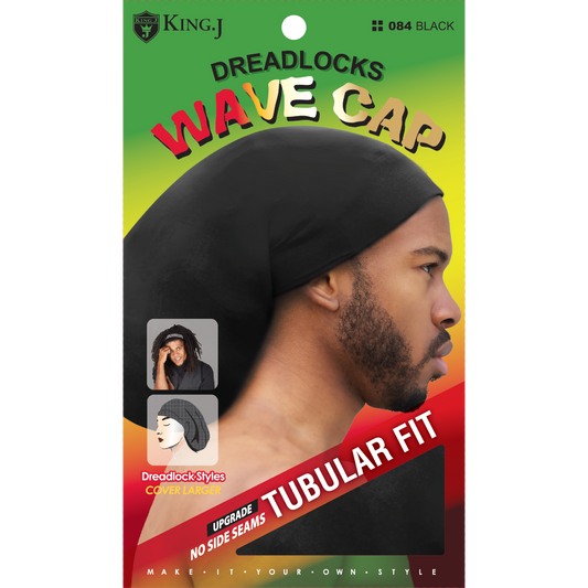 DREADLOCKS WAVE CAP [BLACK]