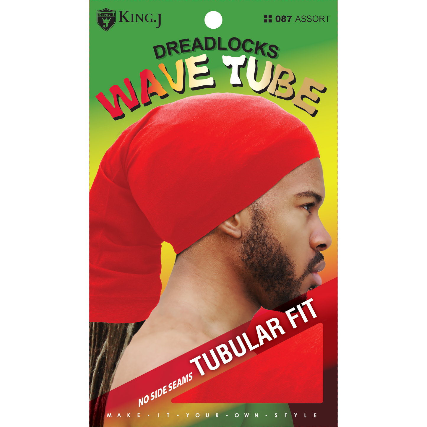 DREADLOCKS WAVE TUBE [ASSORT-12 PIECES SET]