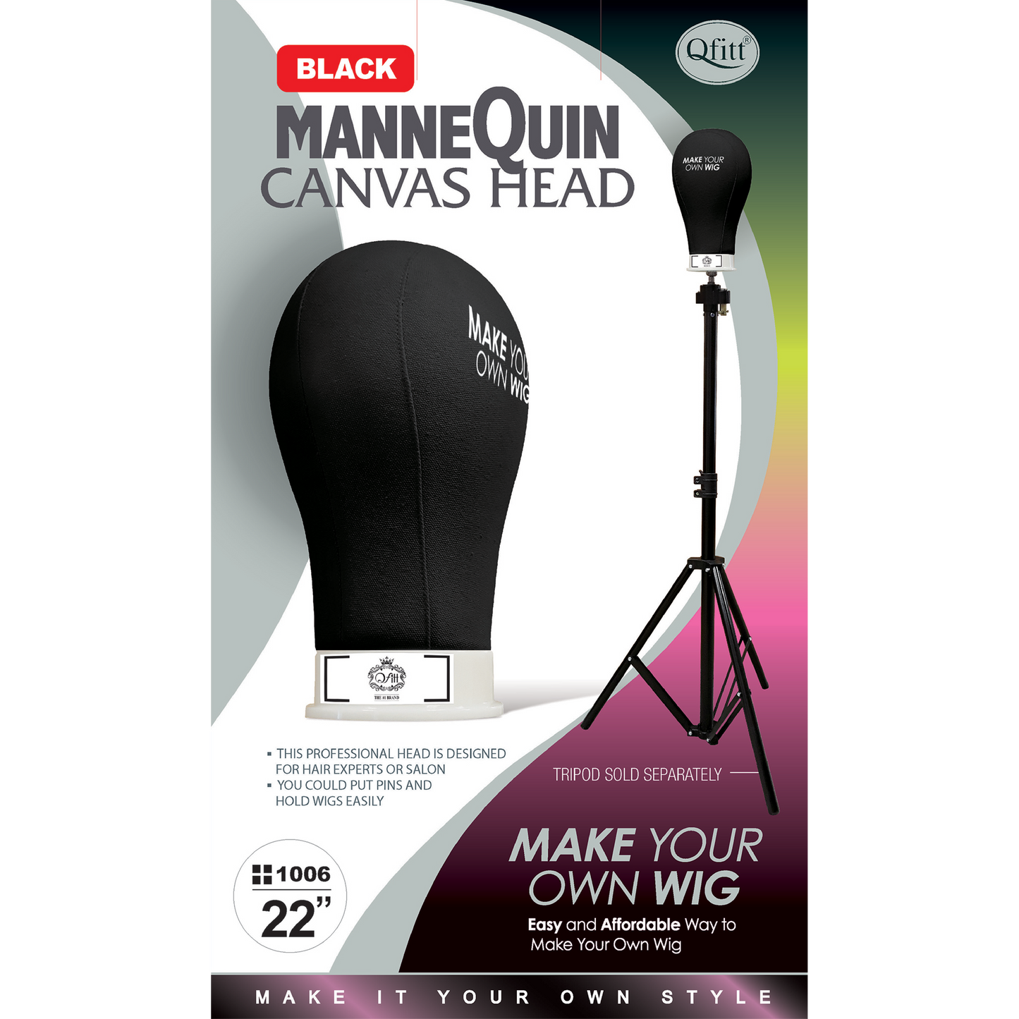 MANNEQUIN CANVAS HEAD