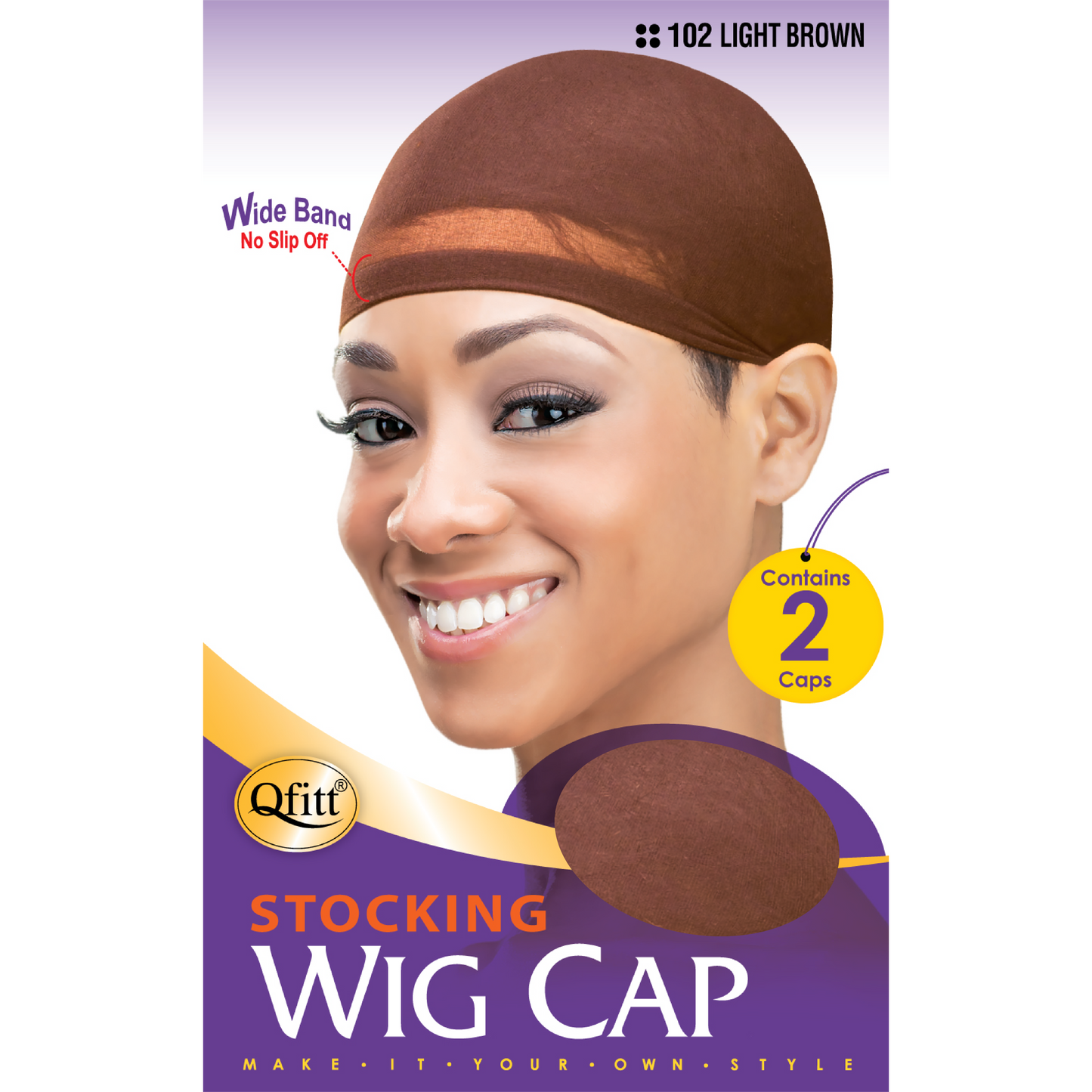 STOCKING WIG CAP - 2 CAPS