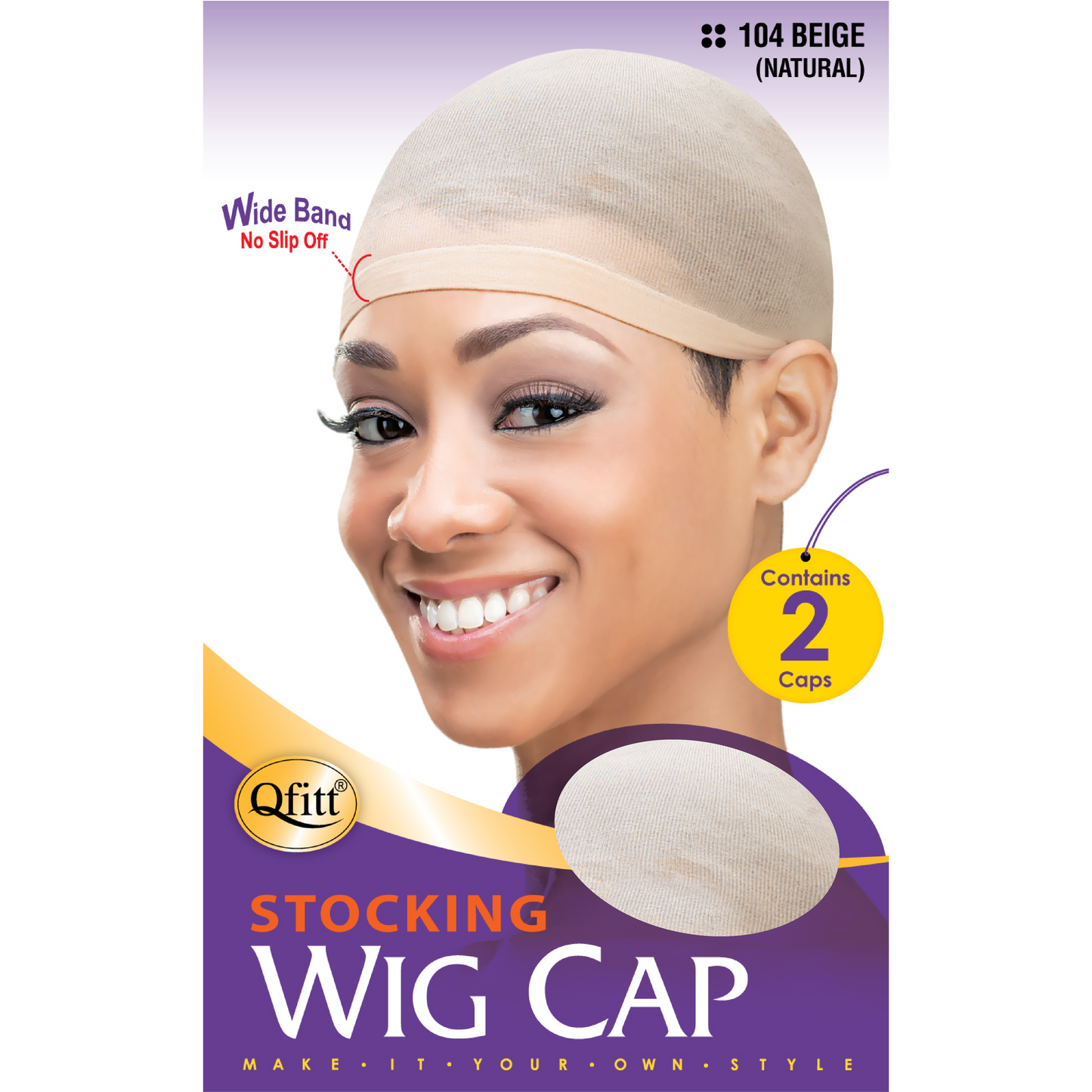 STOCKING WIG CAP - 2 CAPS