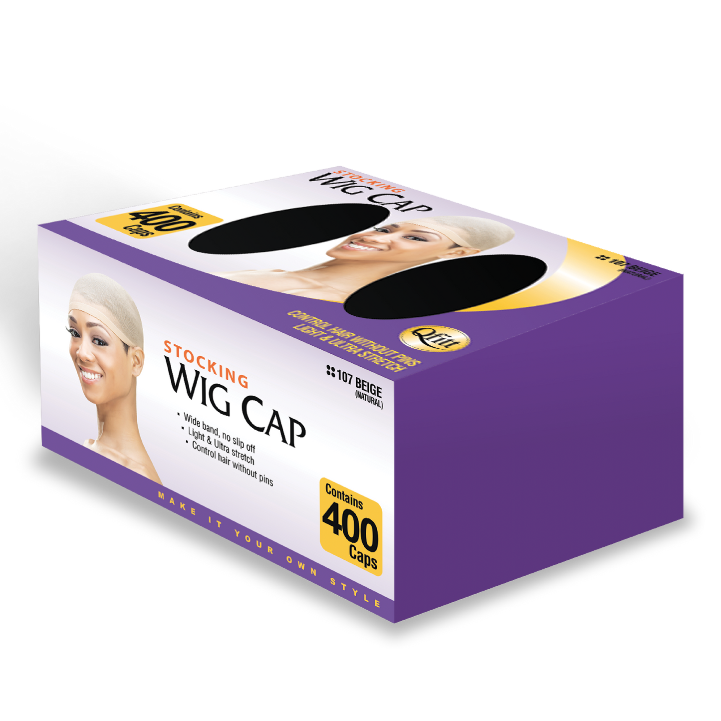 BULK STOCKING WIG CAP - 400PCS