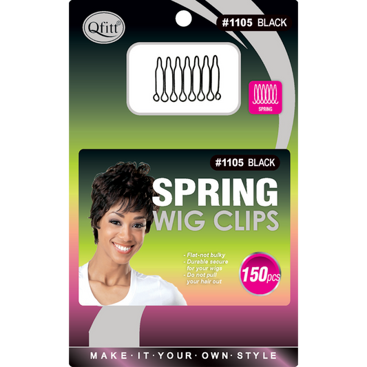BULK BLISTER SPRING WIG CLIPS - 150PCS