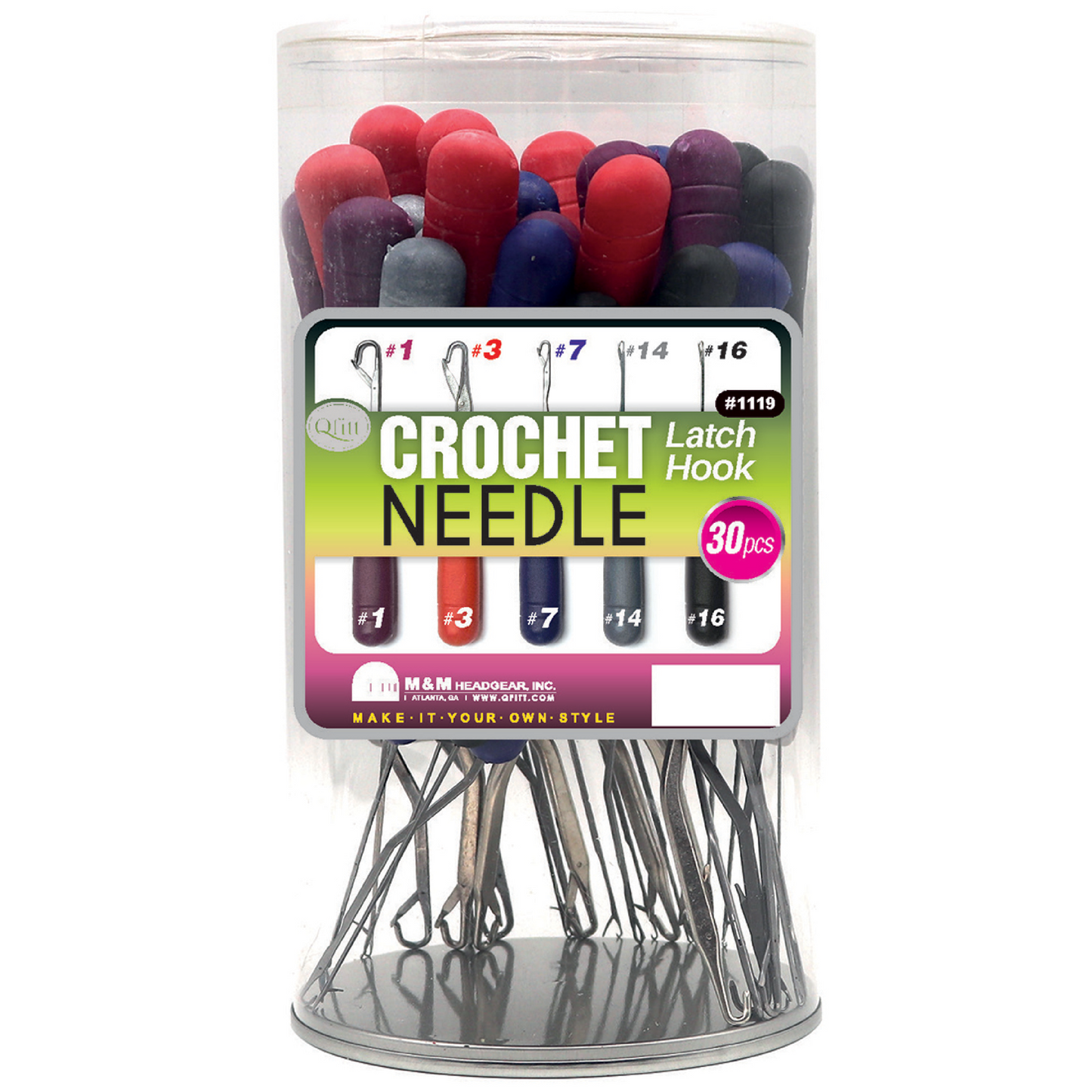 BULK CROCHET NEEDLE JAR