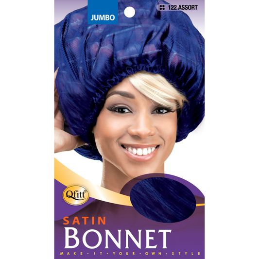 JUMBO SATIN BONNET [ASSORT-12 PICES SET]