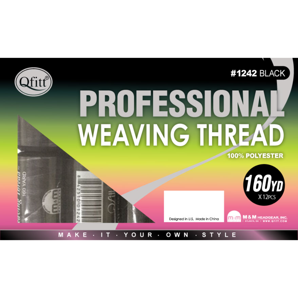 PROFESSIONAL WEAVING THREAD 160YD- 12PCS