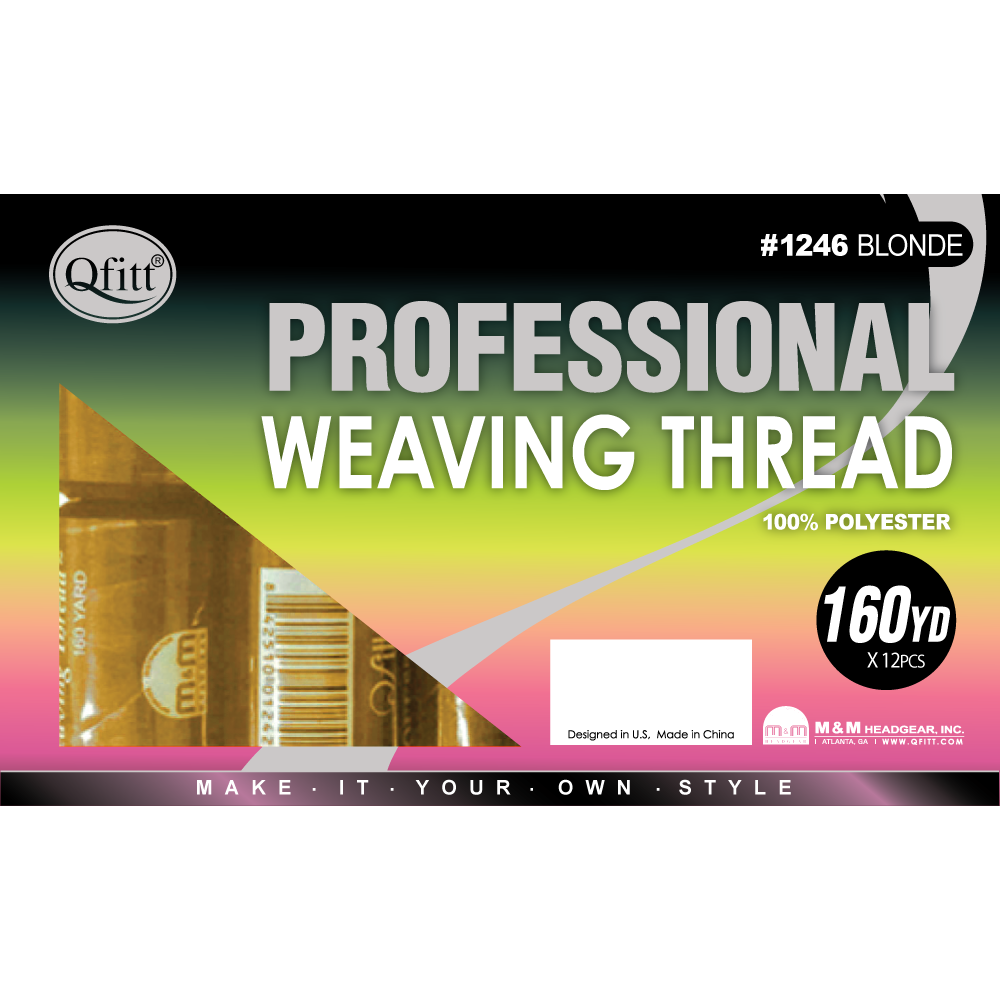 PROFESSIONAL WEAVING THREAD 160YD- 12PCS