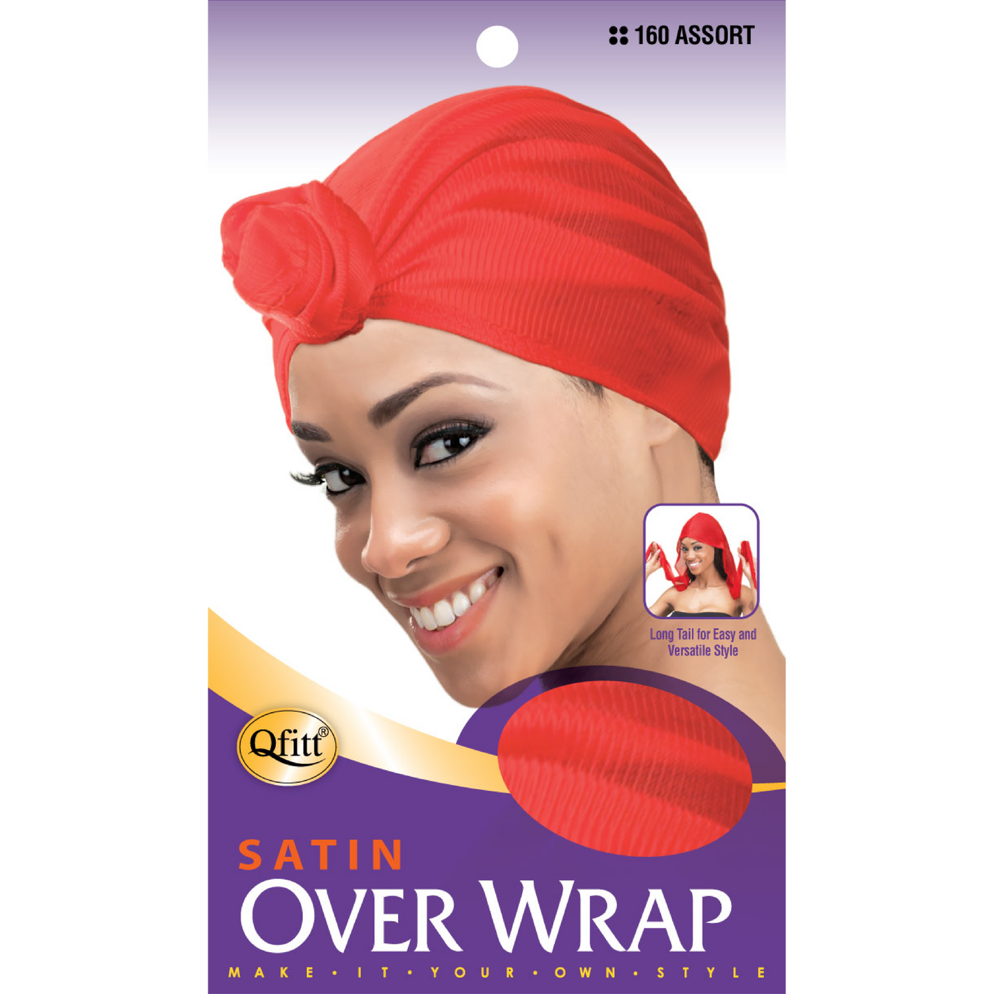 SATIN OVER WRAP [ASSORT-12 PIECES SET]
