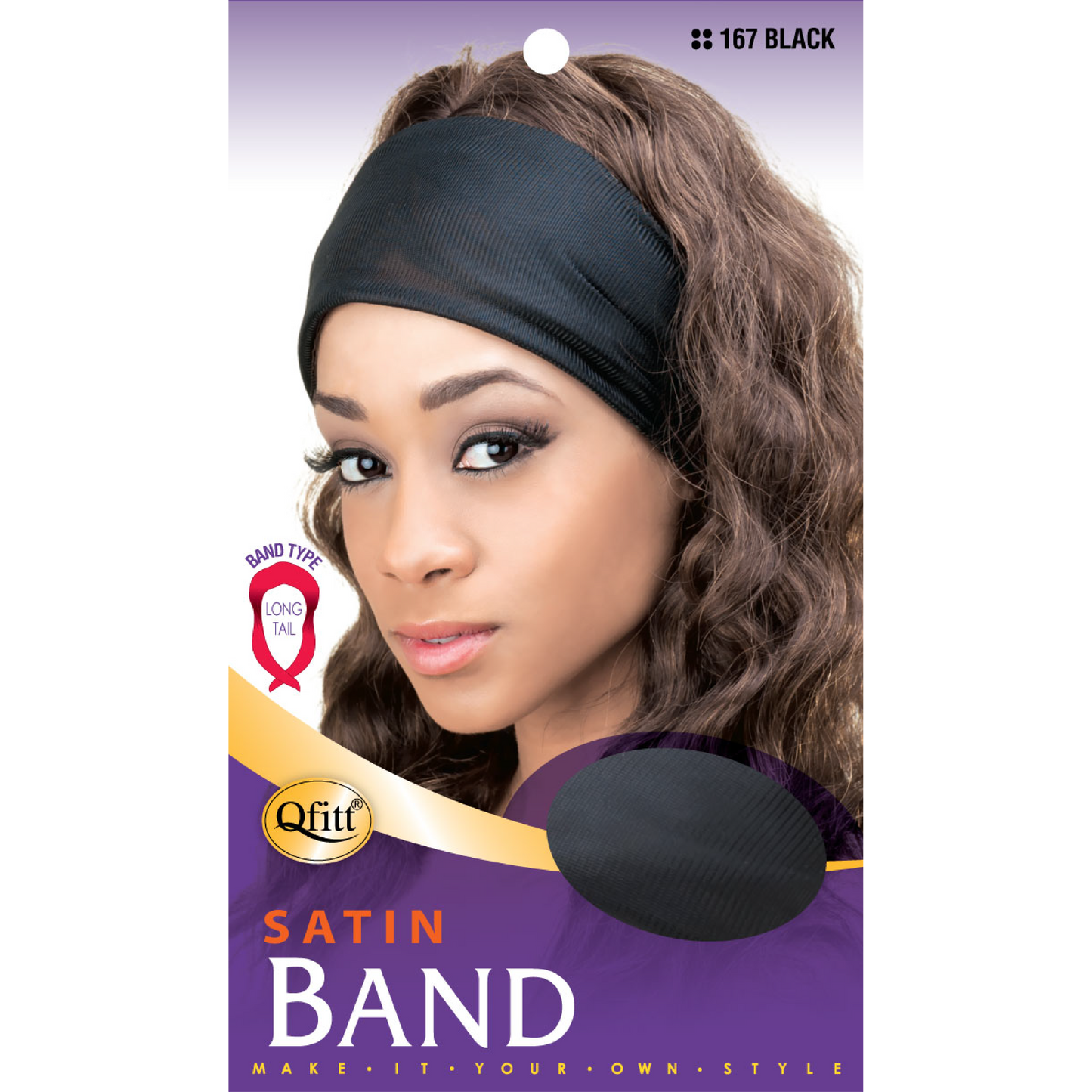 SATIN BAND [BLACK]