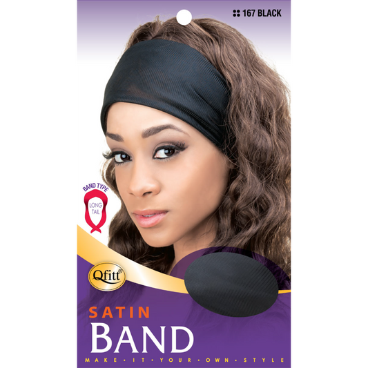 SATIN BAND [BLACK]
