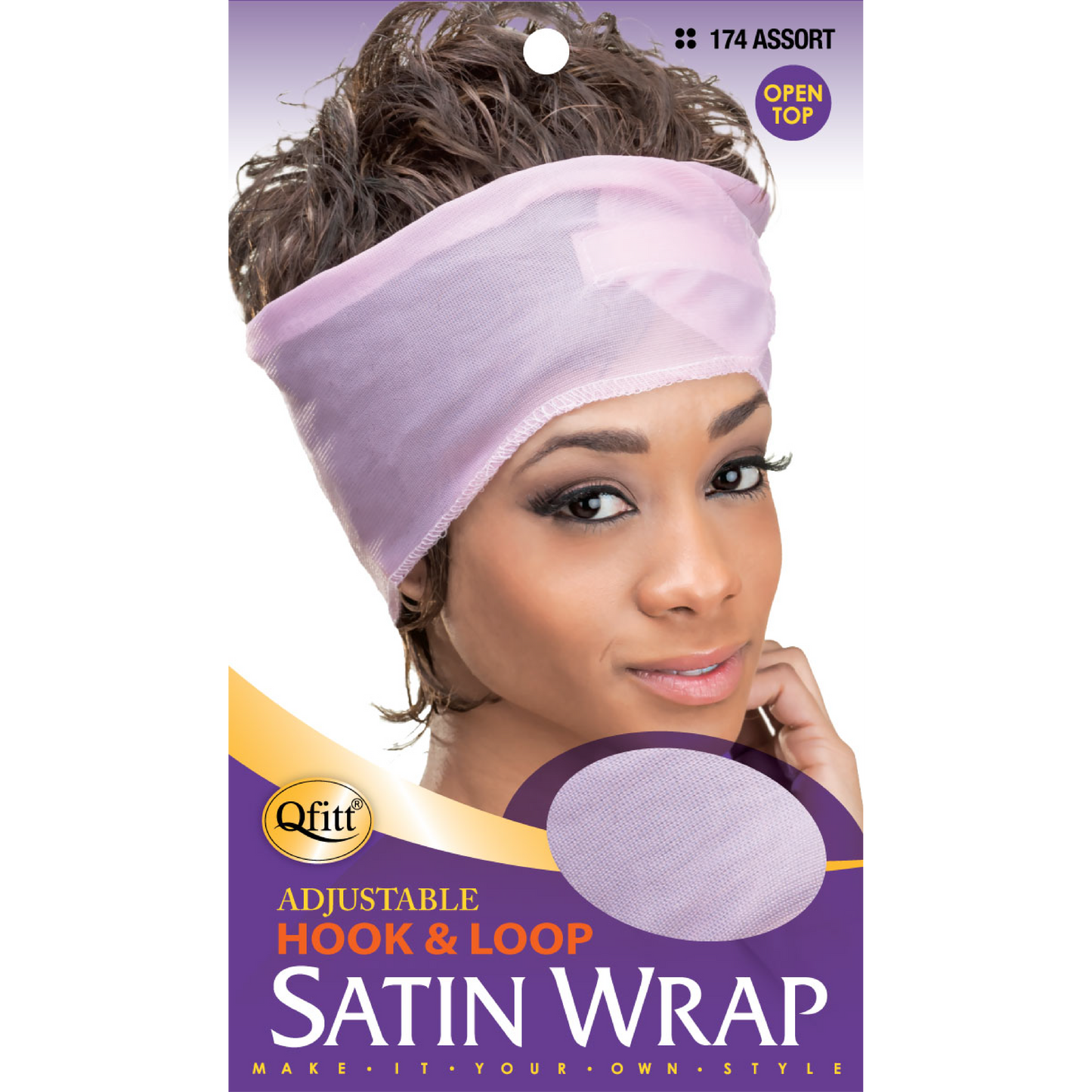 LARGE SATIN WRAP-OPEN TOP [ASSOR-12 PIECES SET]