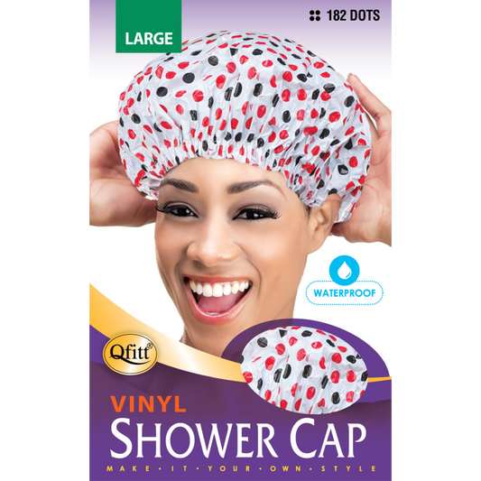 VINYL SHOWER CAP [ASSORT-12 PIECES SET]