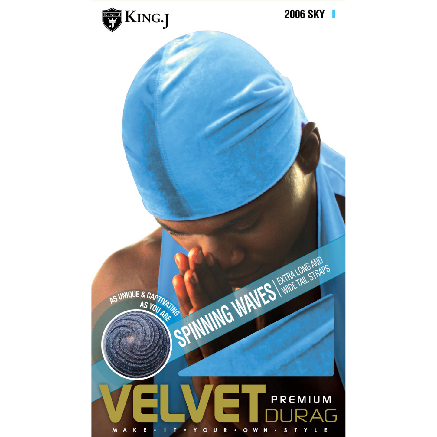 PREMIUM VELVET DU-RAG [ASSORT-12 PIECES SET]