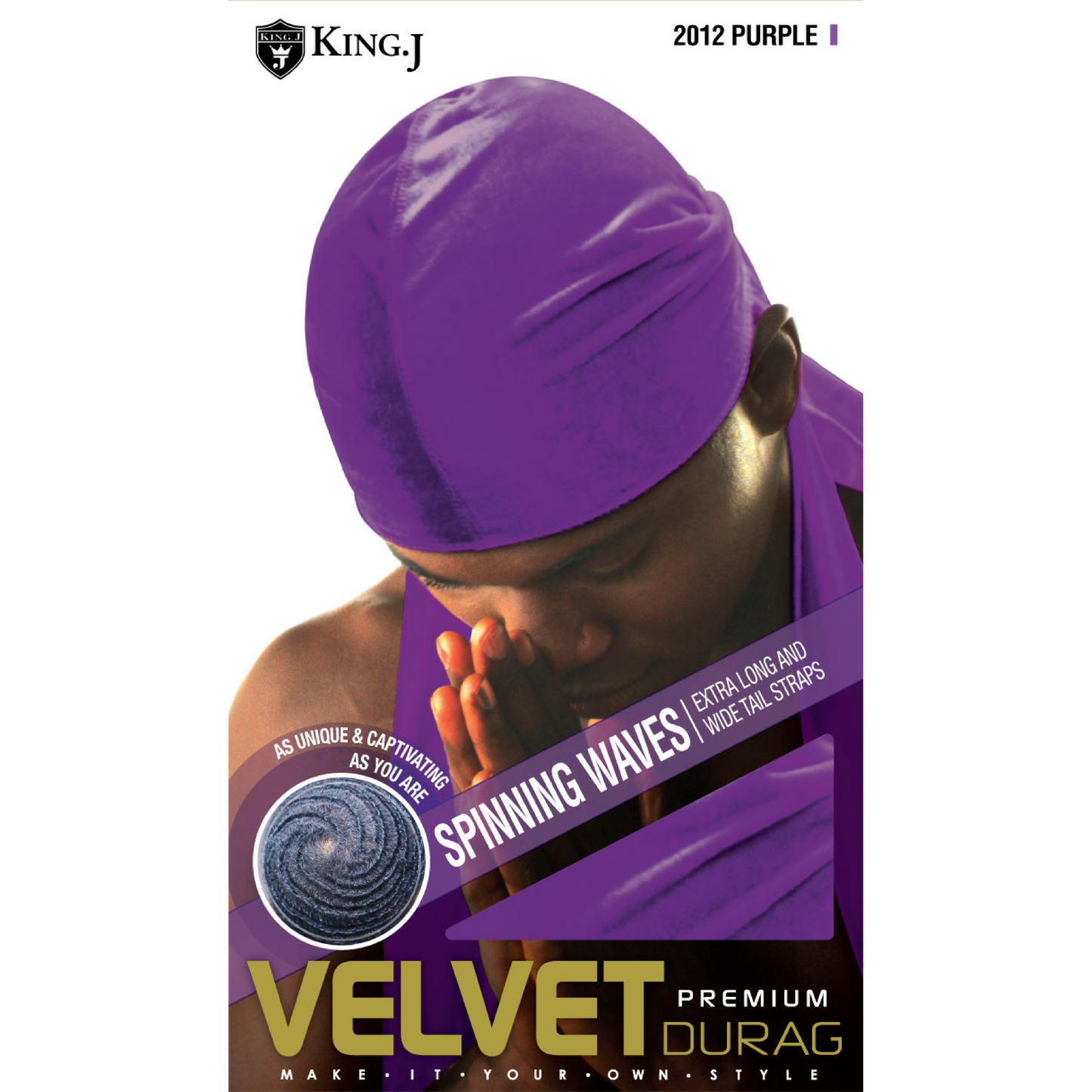 PREMIUM VELVET DU-RAG [ASSORT-12 PIECES SET]