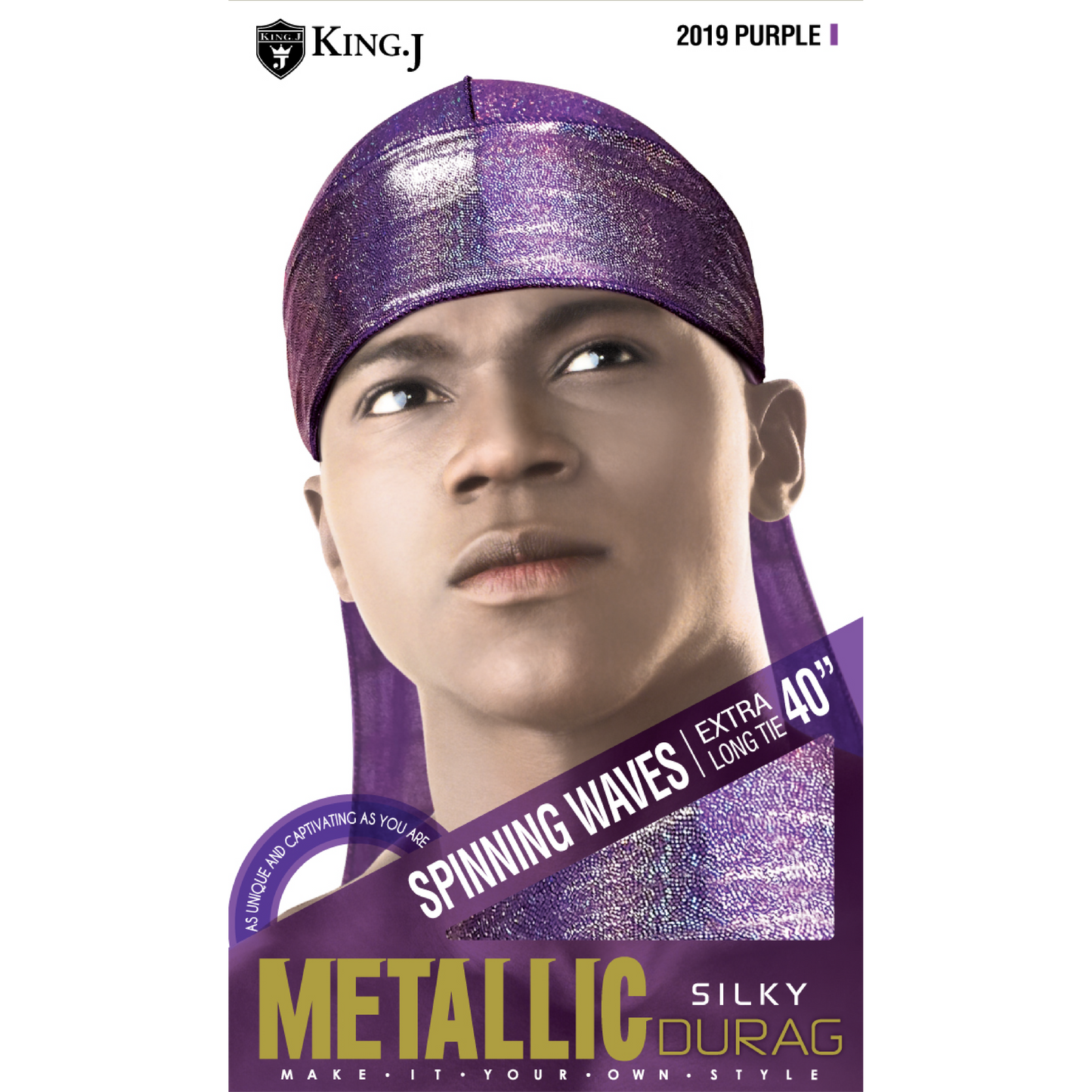 METALIC SILKY DU-RAG