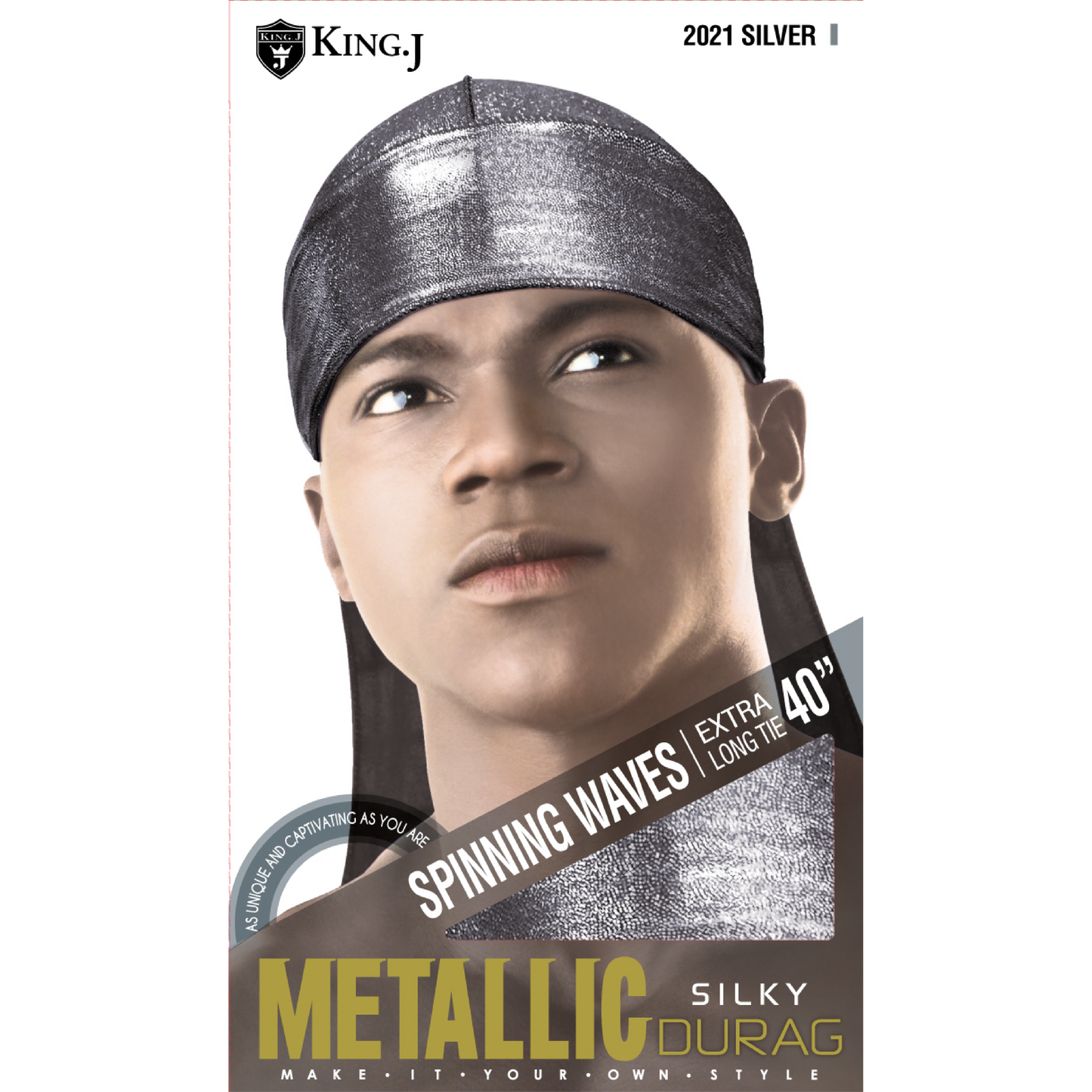 METALIC SILKY DU-RAG