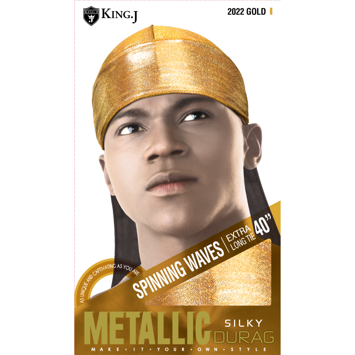 METALIC SILKY DU-RAG