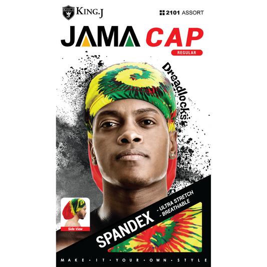 REGULAR JAMA SPANDEX DREADLOCKS CAP