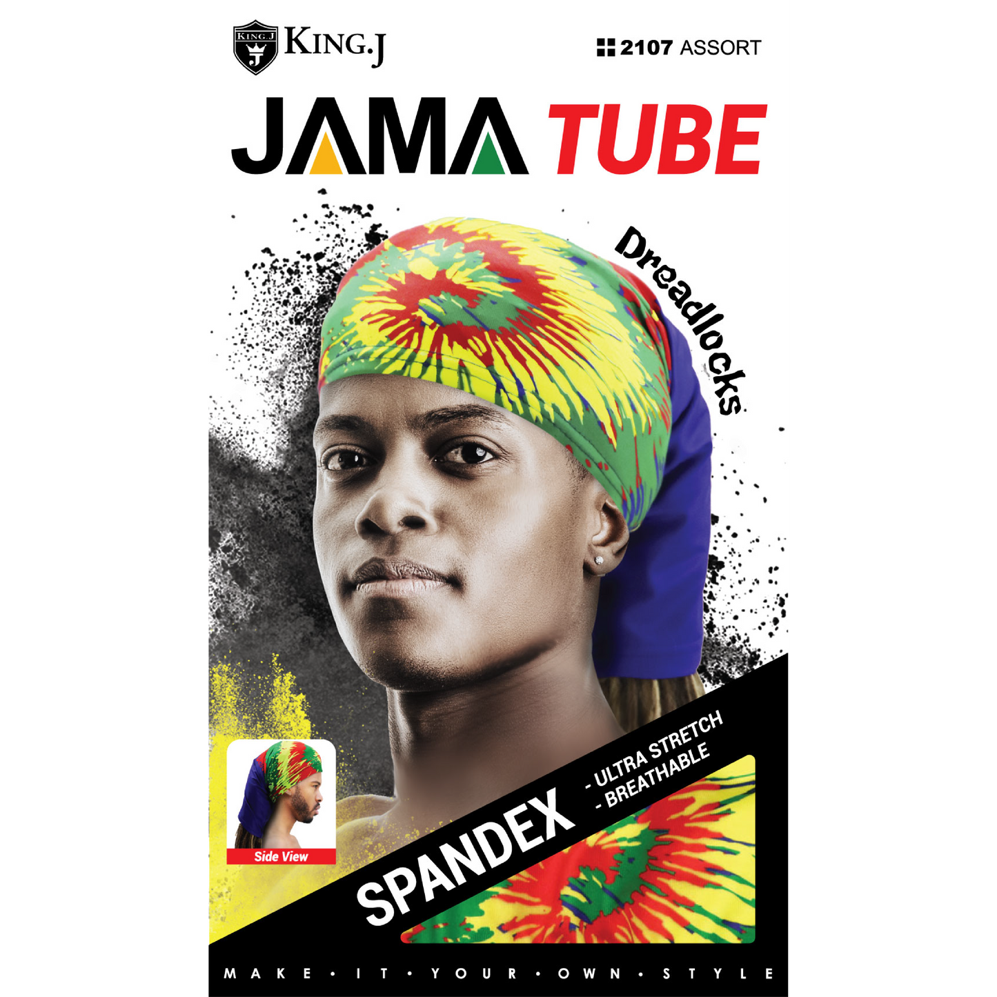 TUBE JAMA SPANDEX DREADLOCKS CAP