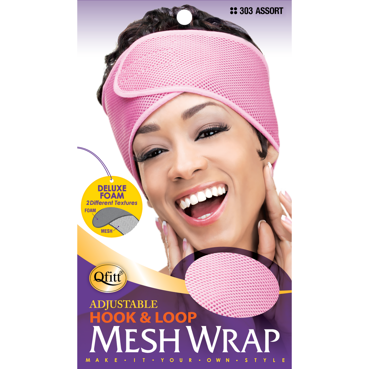 DELUXE FOAM MESH WRAP [ASSORT-12 PIECES SET]