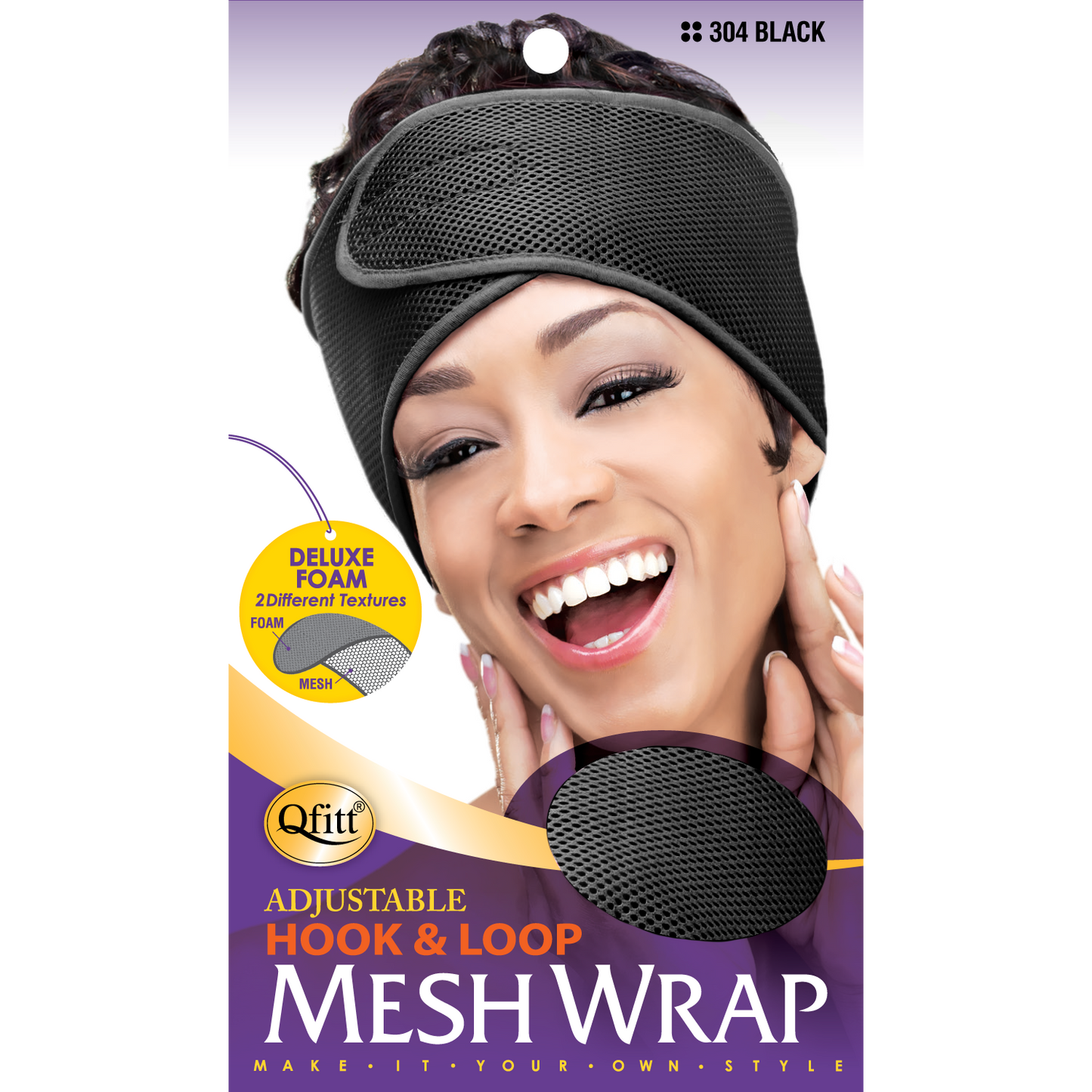 DELUXE FOAM MESH WRAP [BLACK]