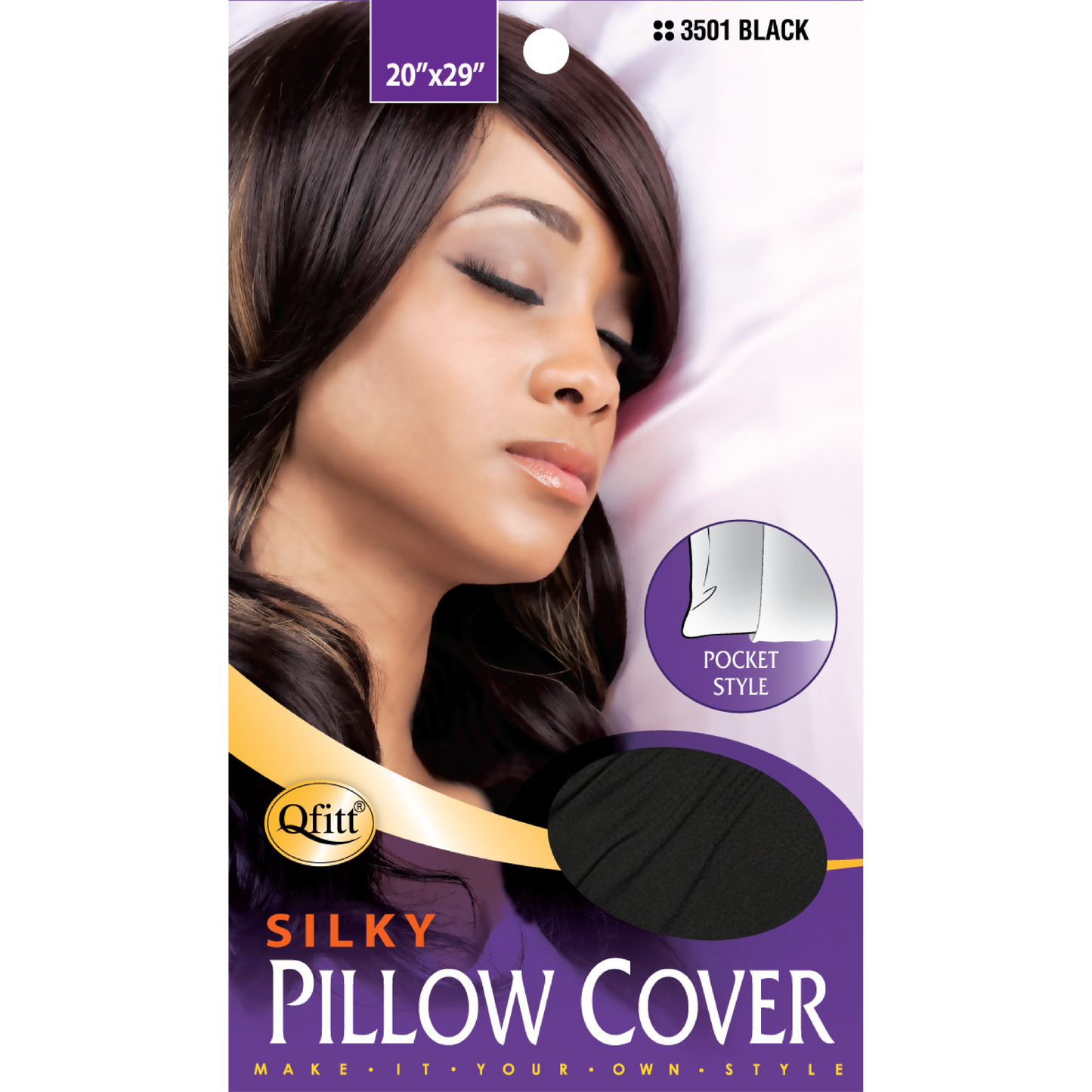 SILKY PILLOW COVER [ASSORT-12 PIECES SET]