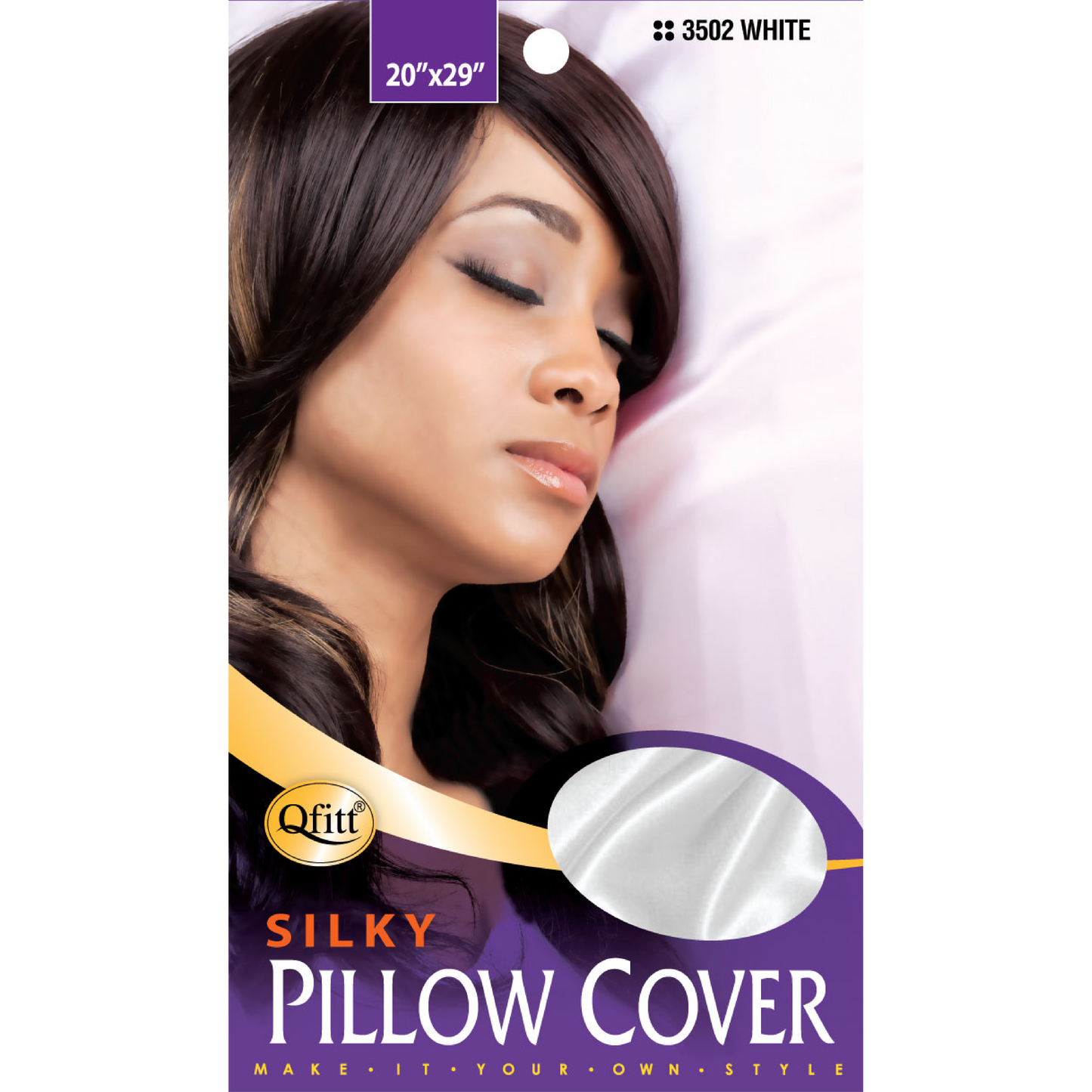 SILKY PILLOW COVER [ASSORT-12 PIECES SET]