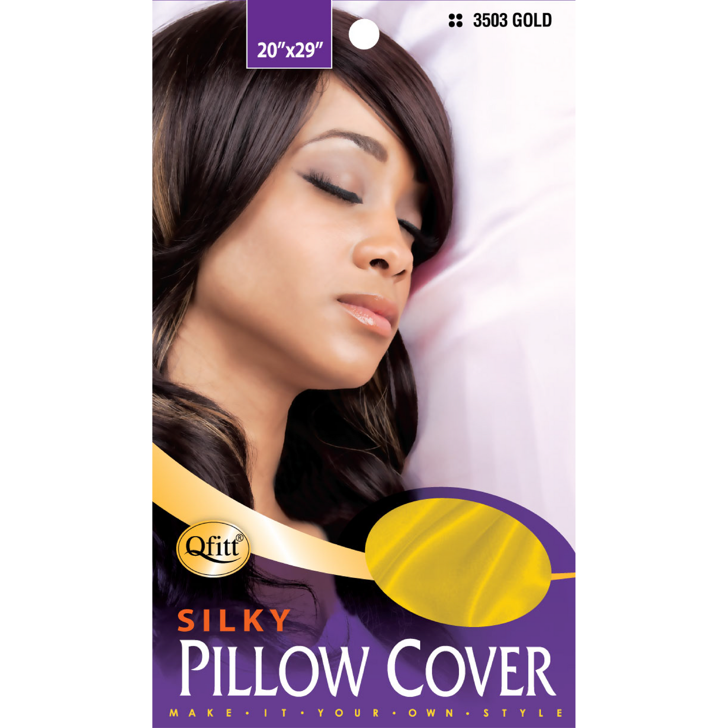 SILKY PILLOW COVER [ASSORT-12 PIECES SET]