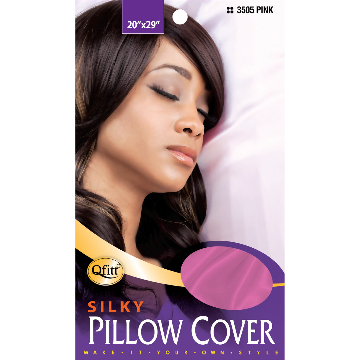 SILKY PILLOW COVER [ASSORT-12 PIECES SET]
