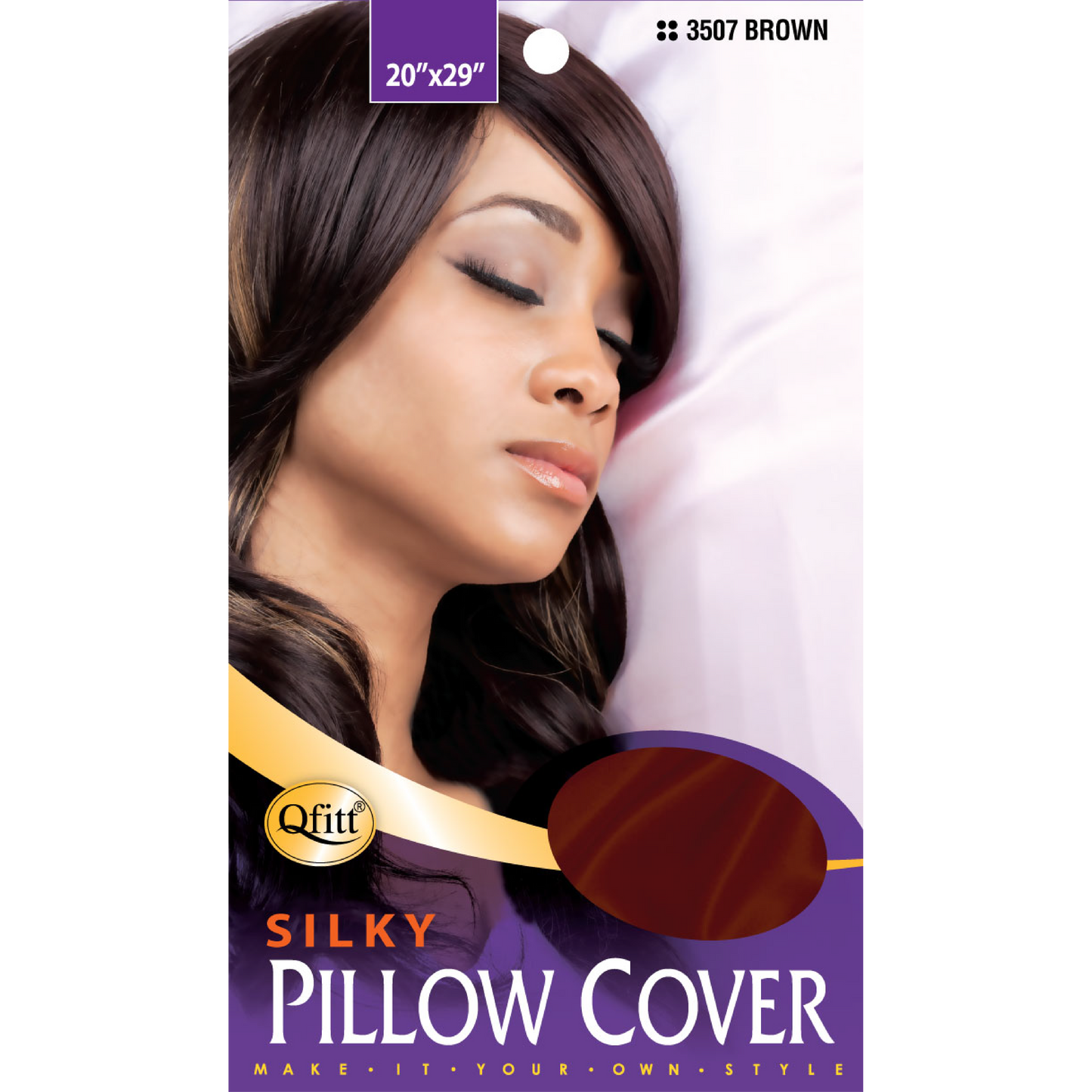SILKY PILLOW COVER [ASSORT-12 PIECES SET]