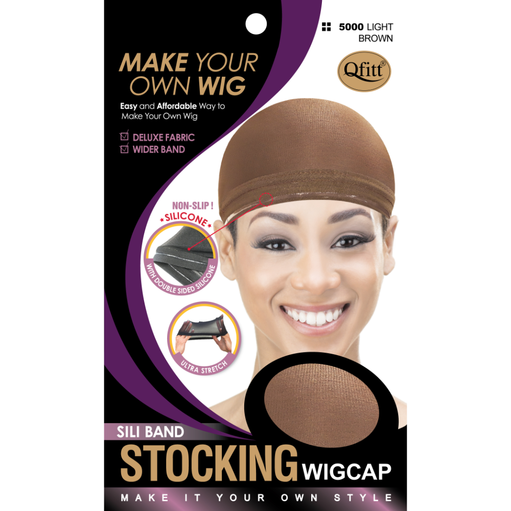 SILICONE BAND STOCKING WIG CAP
