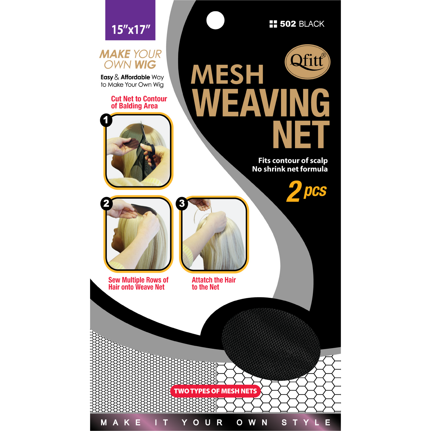 DELUXE WEAVING NET - 2PCS