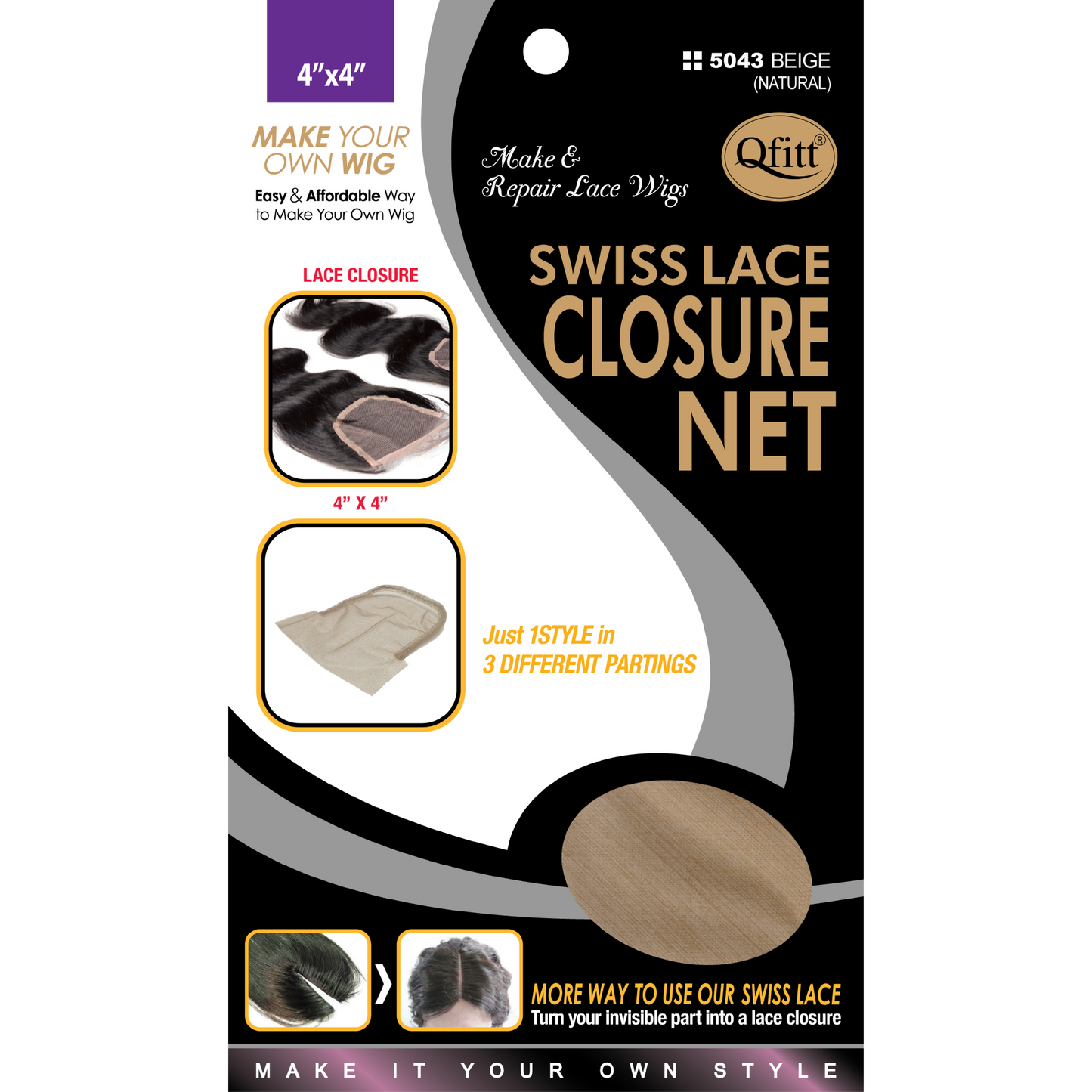 SWISS LACE CLOSURE NET