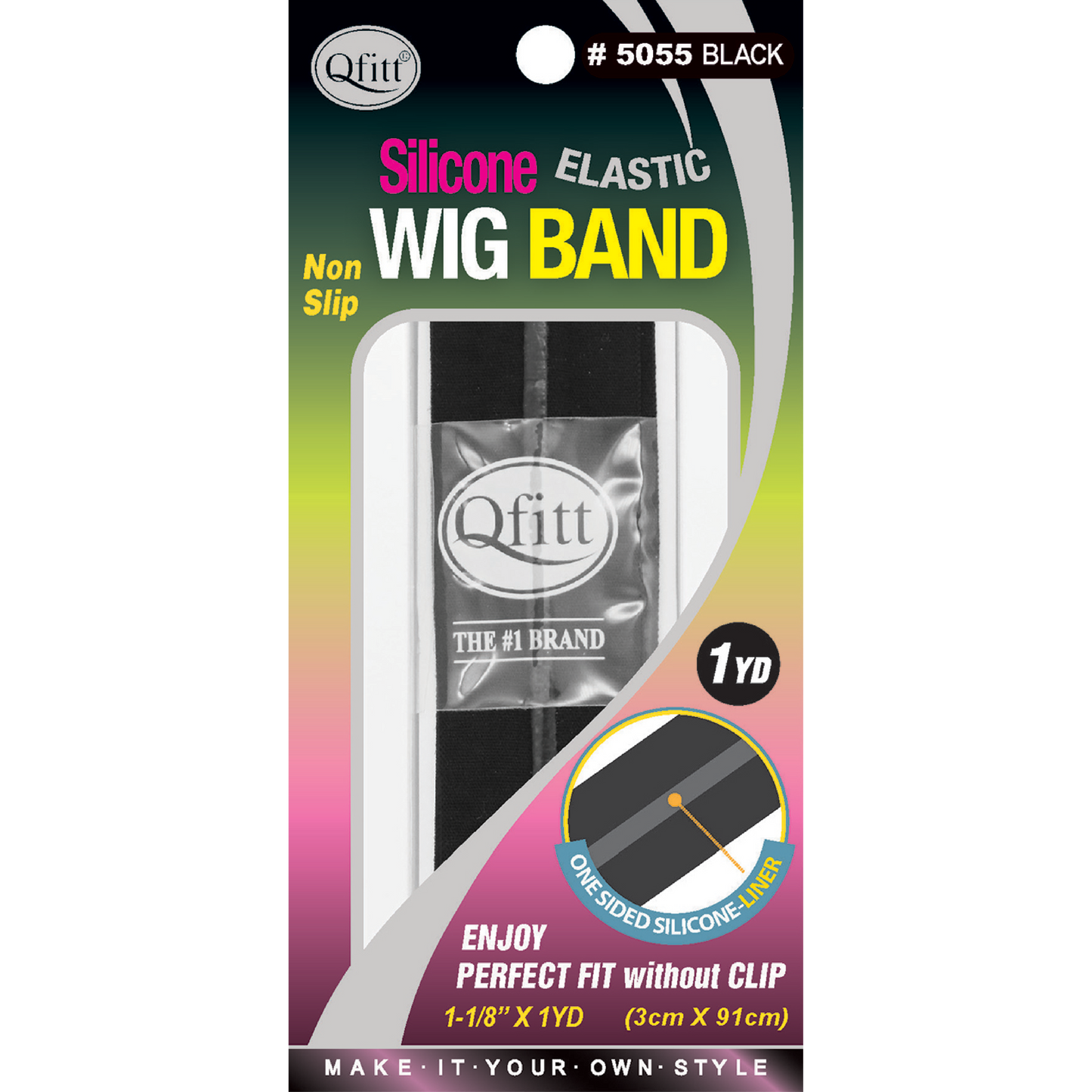 SILICONE ELASTIC WIG BAND - 1YD