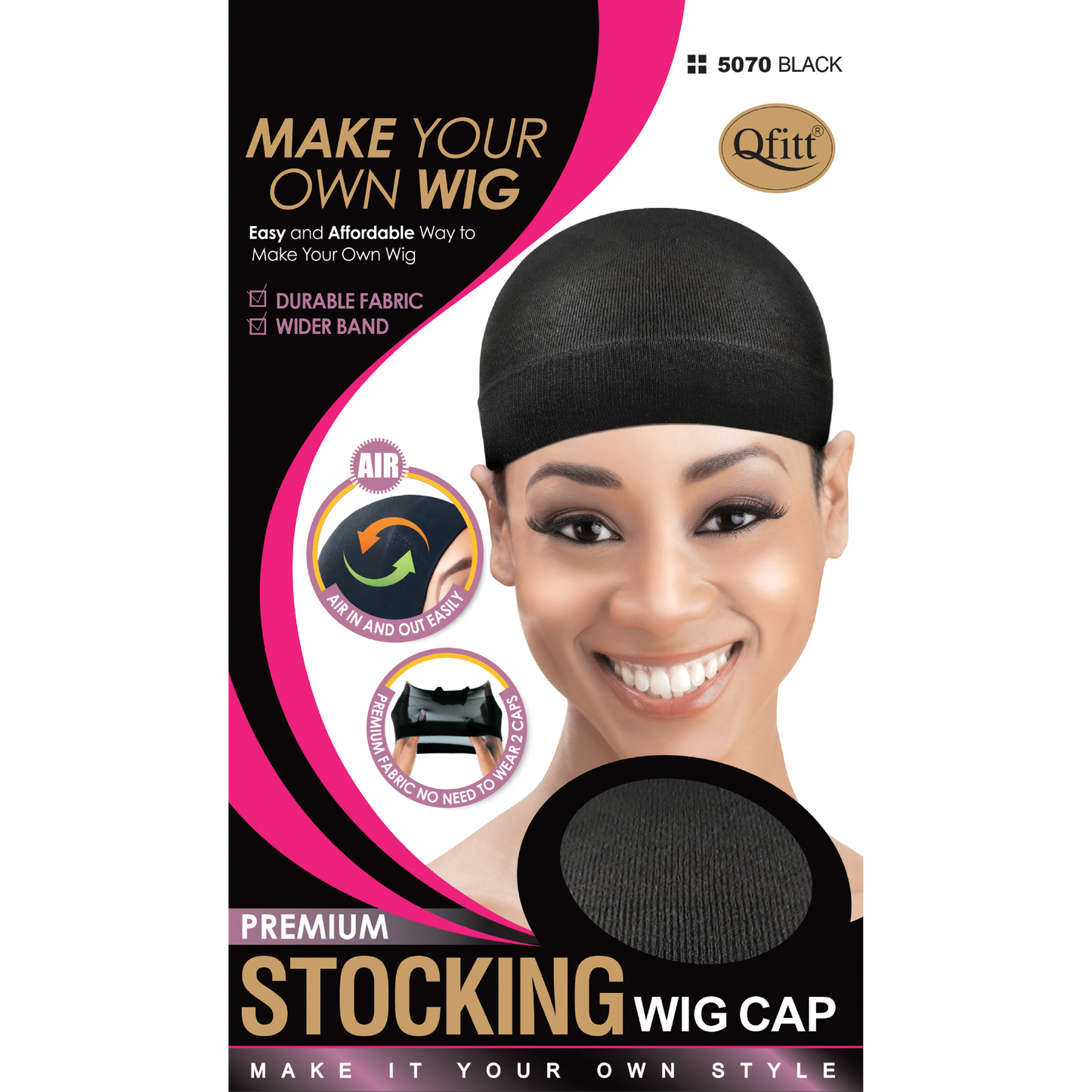 PREMIUM STOCKING WIG CAP