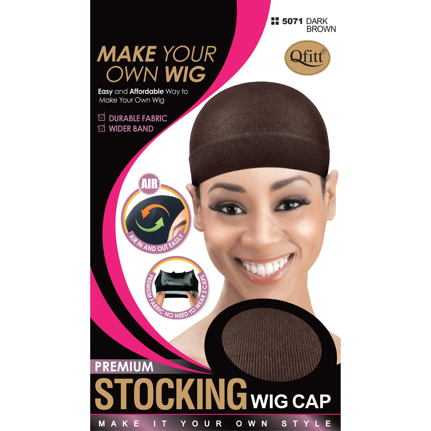 PREMIUM STOCKING WIG CAP