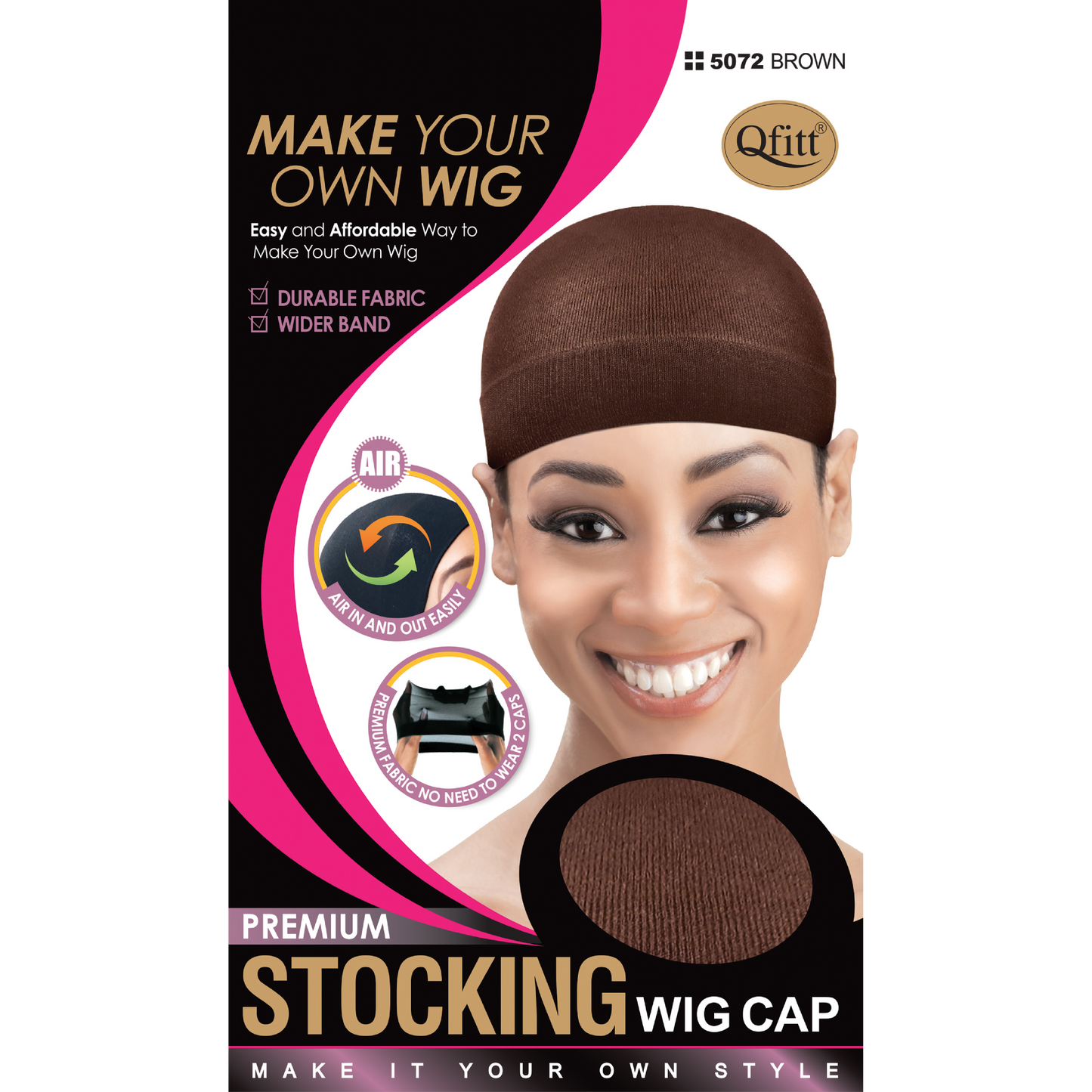 PREMIUM STOCKING WIG CAP
