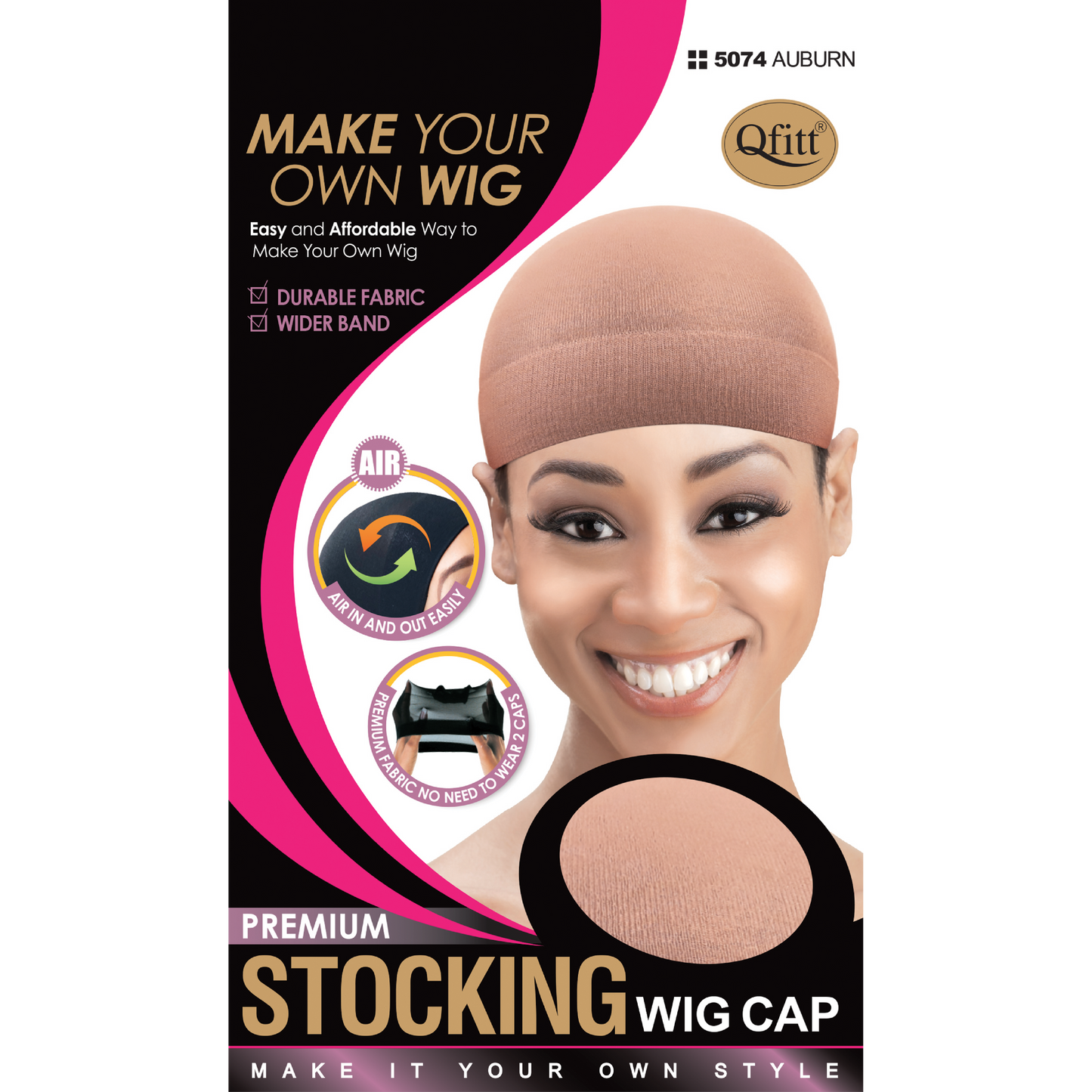 PREMIUM STOCKING WIG CAP