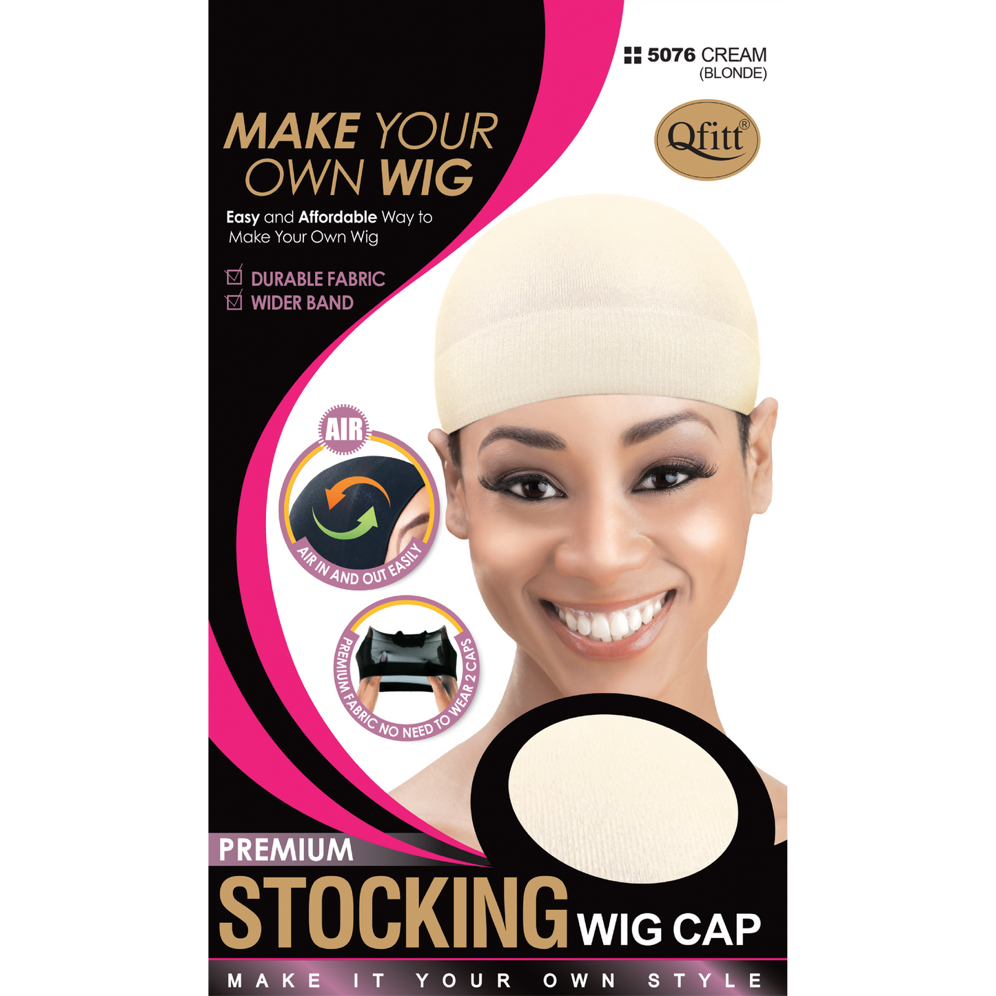 PREMIUM STOCKING WIG CAP