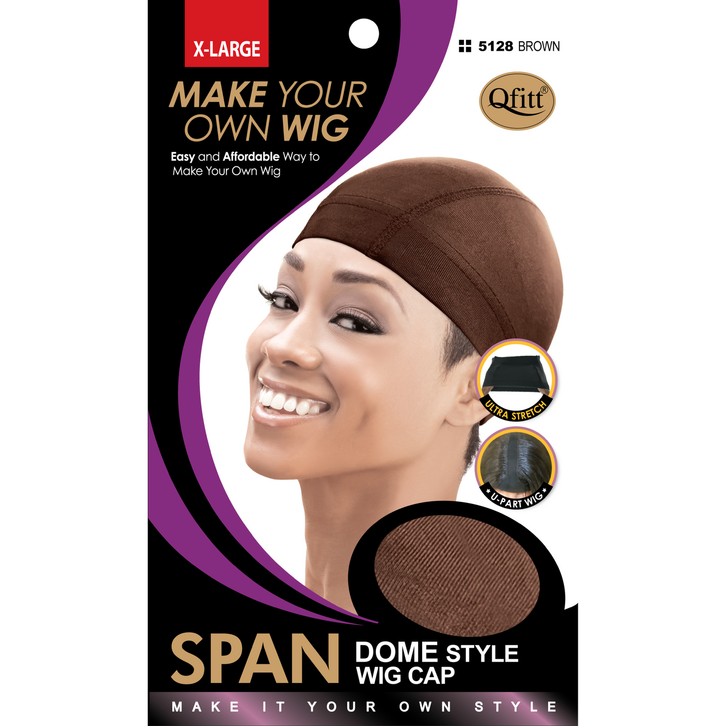SPANDEX DOME STYLE WIG CAP