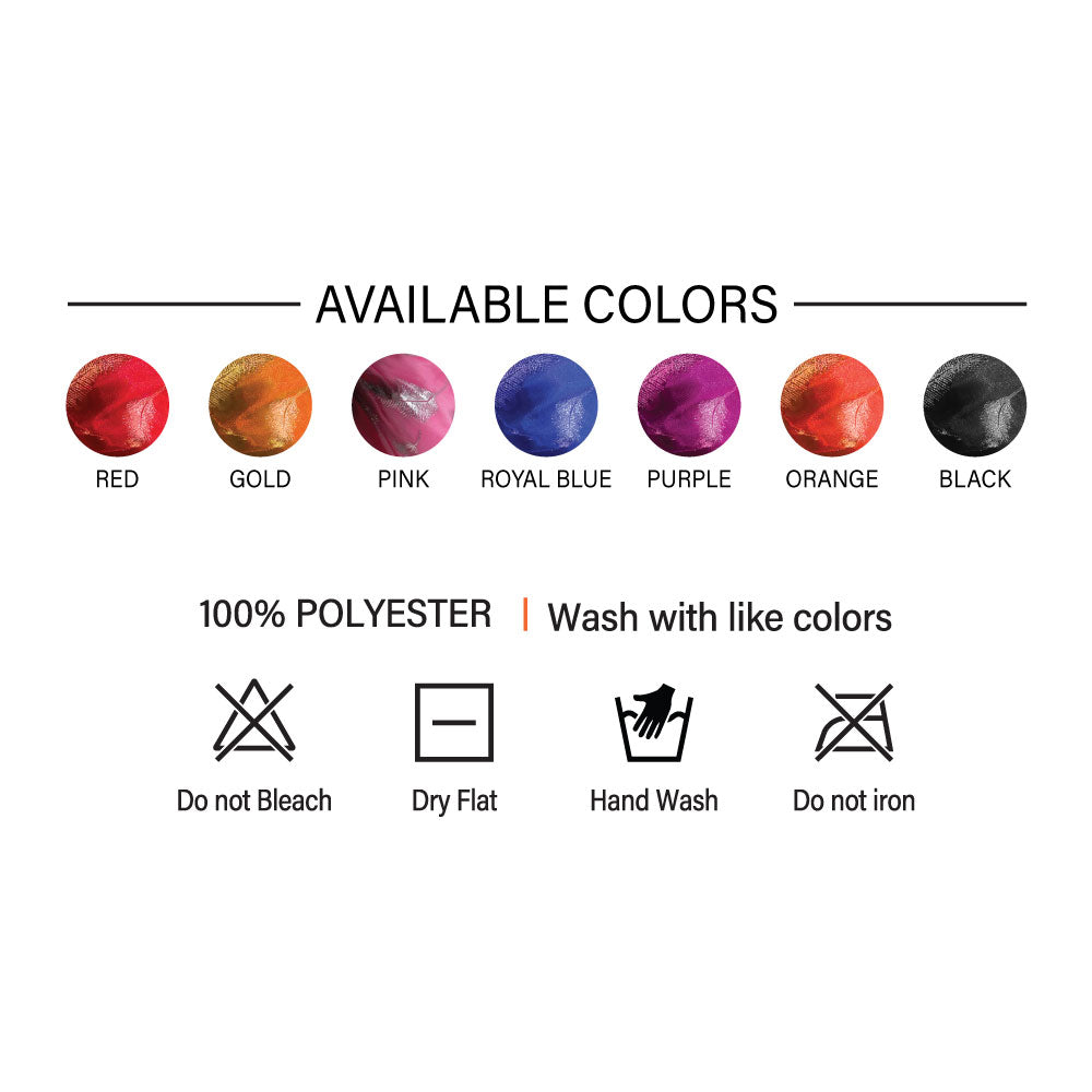 X-LARGE LACE SILKY BONNET [ASSORT-6 PIECES SET]