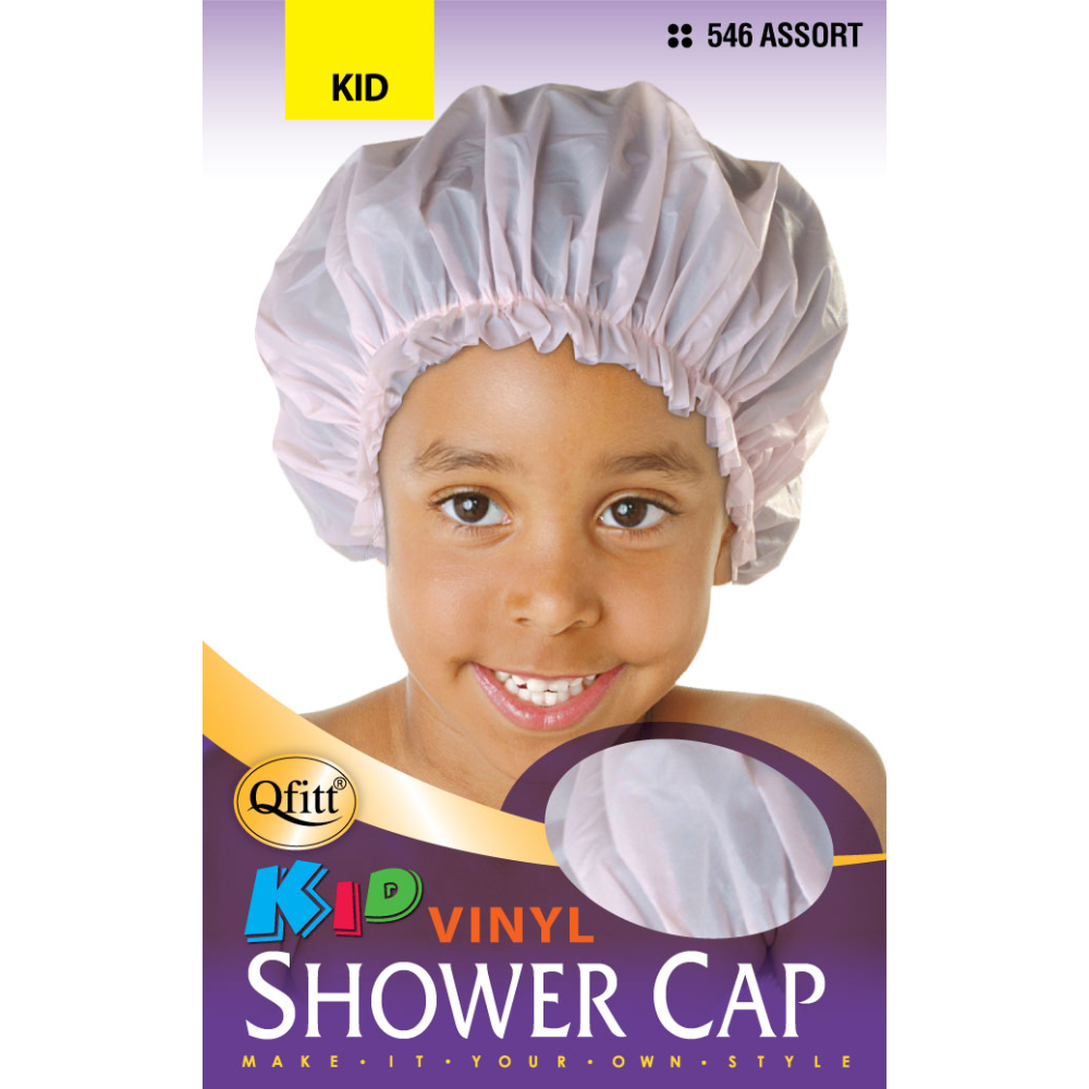 KIDS SHOWER CAP [ASSORT-12 PIECES SET]