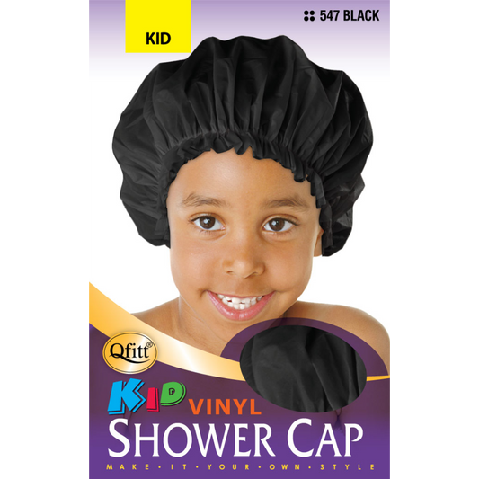 KIDS SHOWER CAP [BLACK]