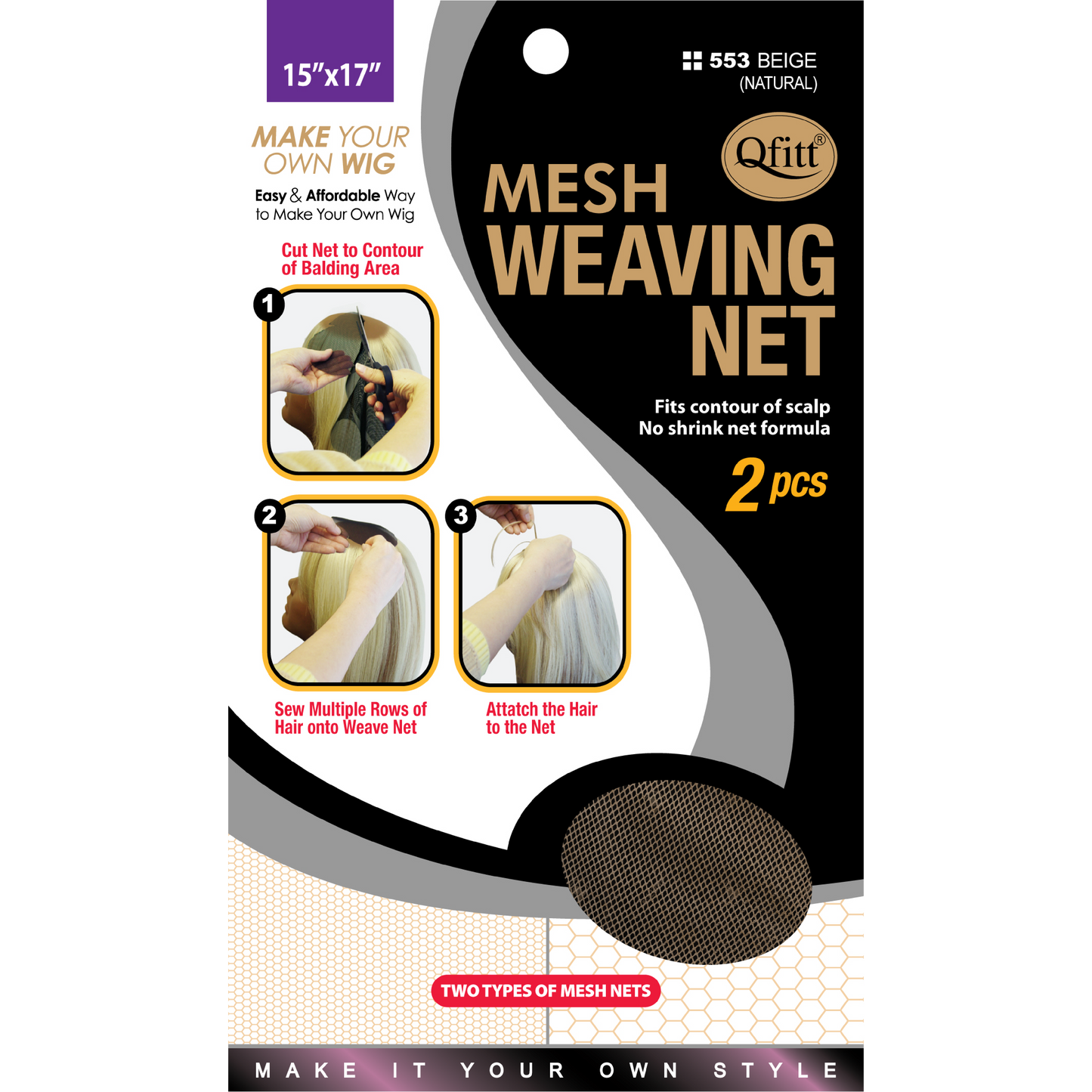 DELUXE WEAVING NET - 2PCS