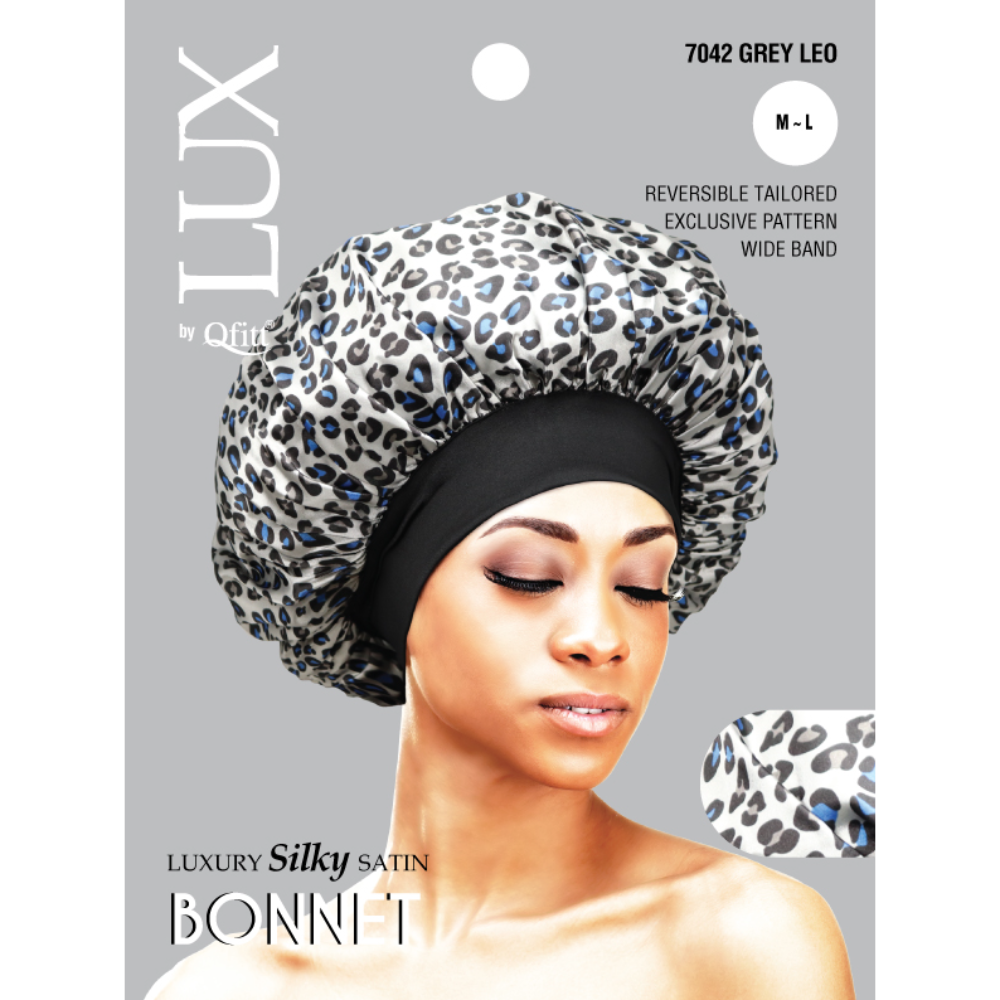 REGULAR LUXURY SILKY SATIN BONNET - PATTERN [ASSORT-6 PIECES SET]